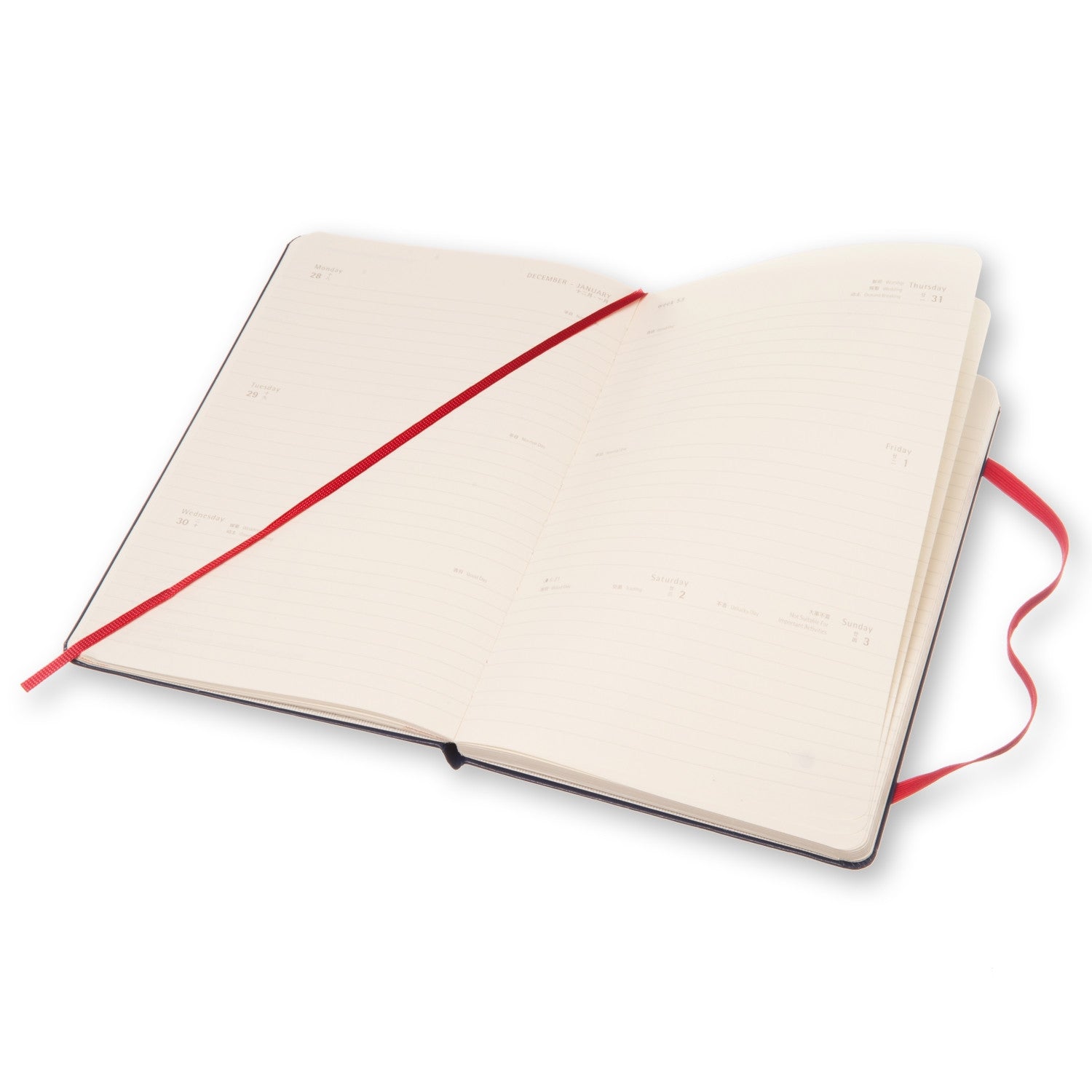 Moleskine Shanghai Tang 12-Month Hard Cover Notebook Planner - Perfect for Journaling, Note Taking & Gift Giving