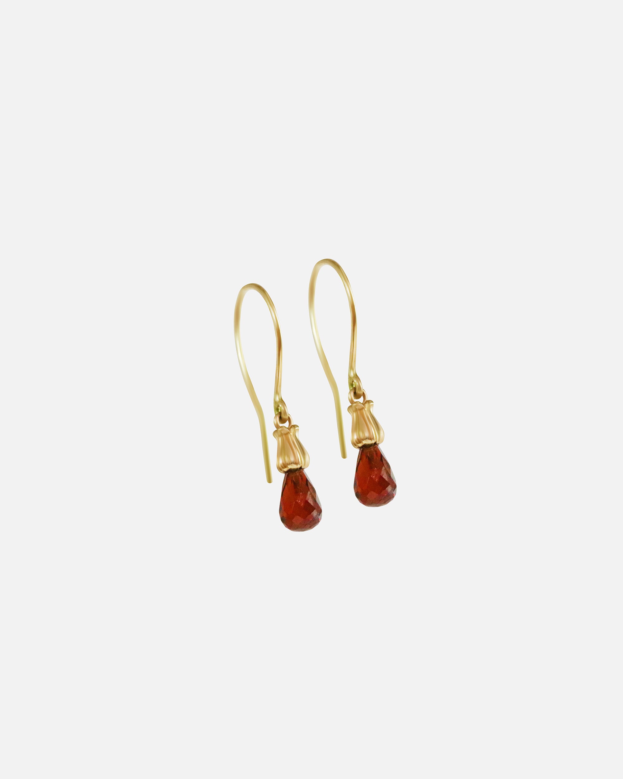 Genuine Garnet Beaded Drop Earrings for Women - Elegant Handmade Jewelry for Parties, Weddings & Special Occasions