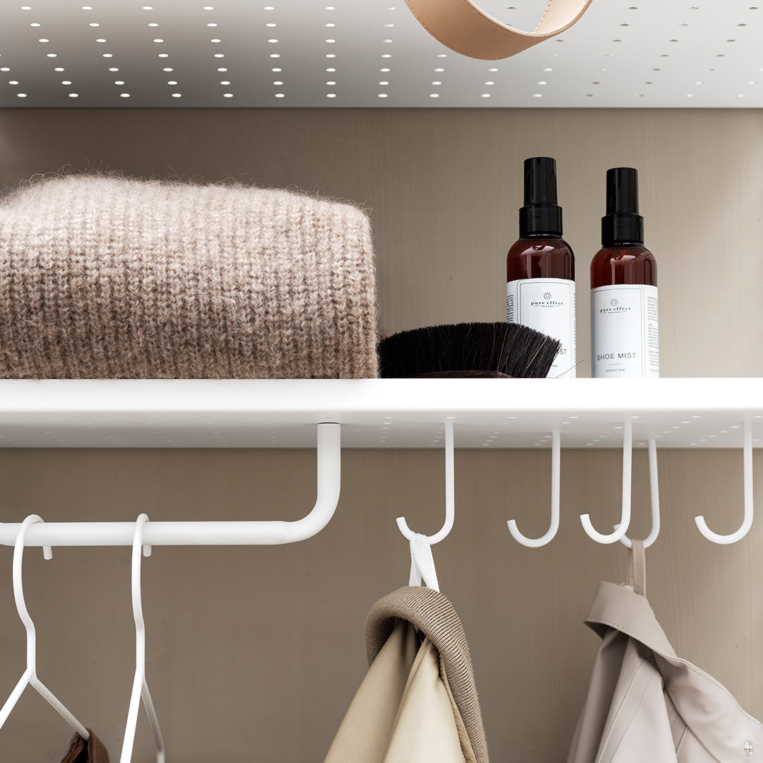 4-Pack Wooden Coat Hangers for Closet Organization - Heavy Duty Clothes Hangers for Jackets, Shirts & Pants - Space Saving Wardrobe Essentials for Home & Office Use