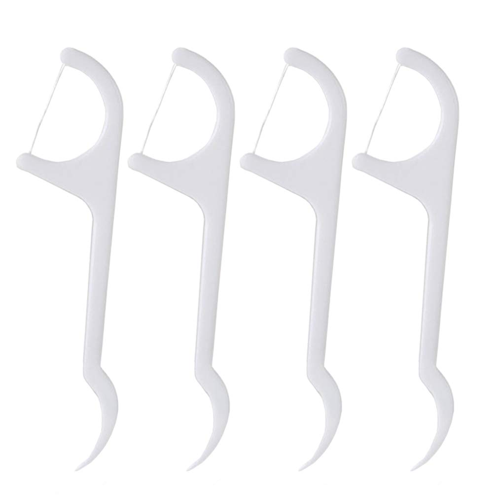 100 Pcs Disposable Dental Floss Picks with Travel Case - Mint Flavored Teeth Cleaners for Adults & Kids - Perfect for Home, Office & Travel Oral Care
