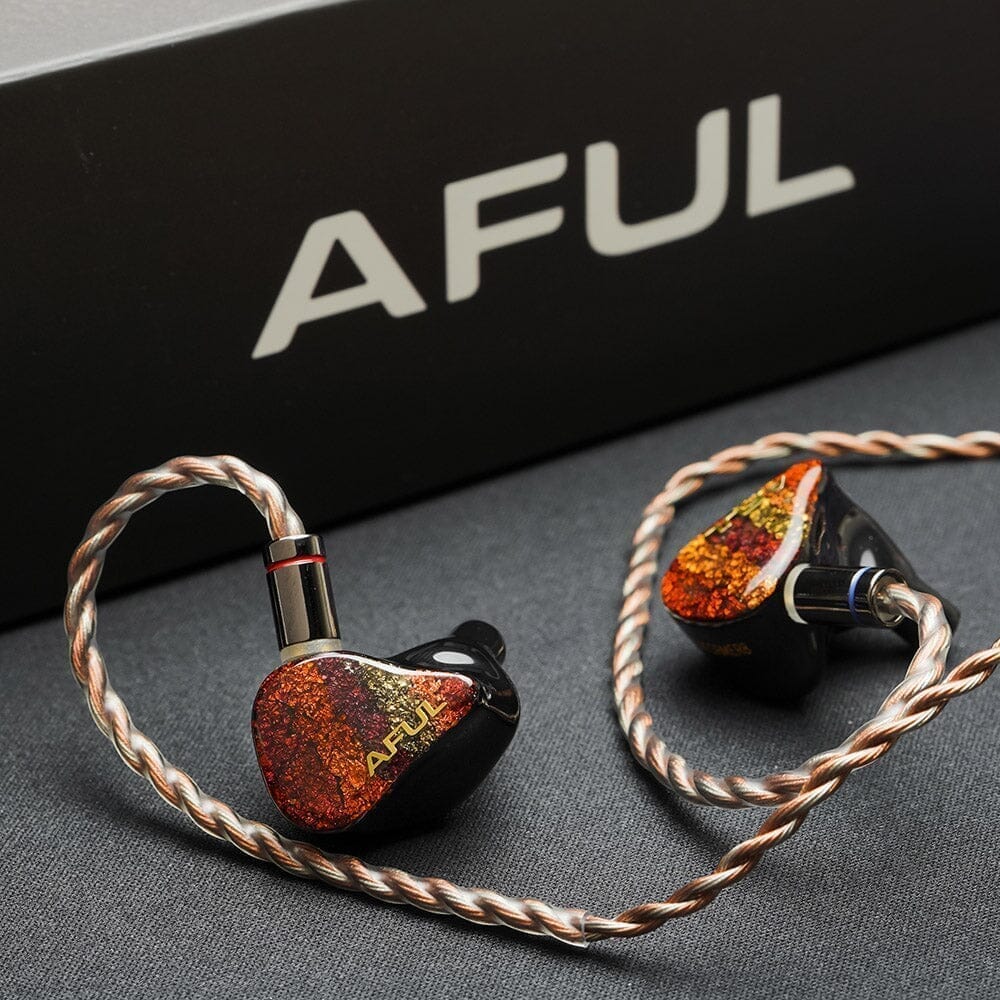 AFUL Performer8 Hybrid IEMs - 1 Dynamic Driver + 7 Balanced Armature Earphones for Audiophiles | Perfect for Music Lovers, Studio Monitoring & Gaming