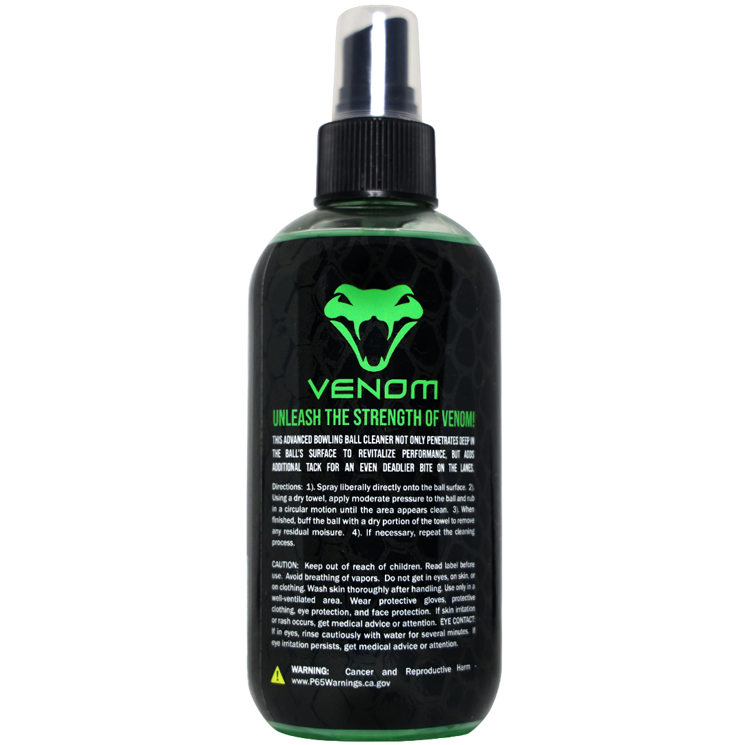 Motiv Venom Bowling Ball Cleaner - High Performance Bowling Ball Cleaner for Strikes & Spares | Perfect for League Play & Practice Sessions