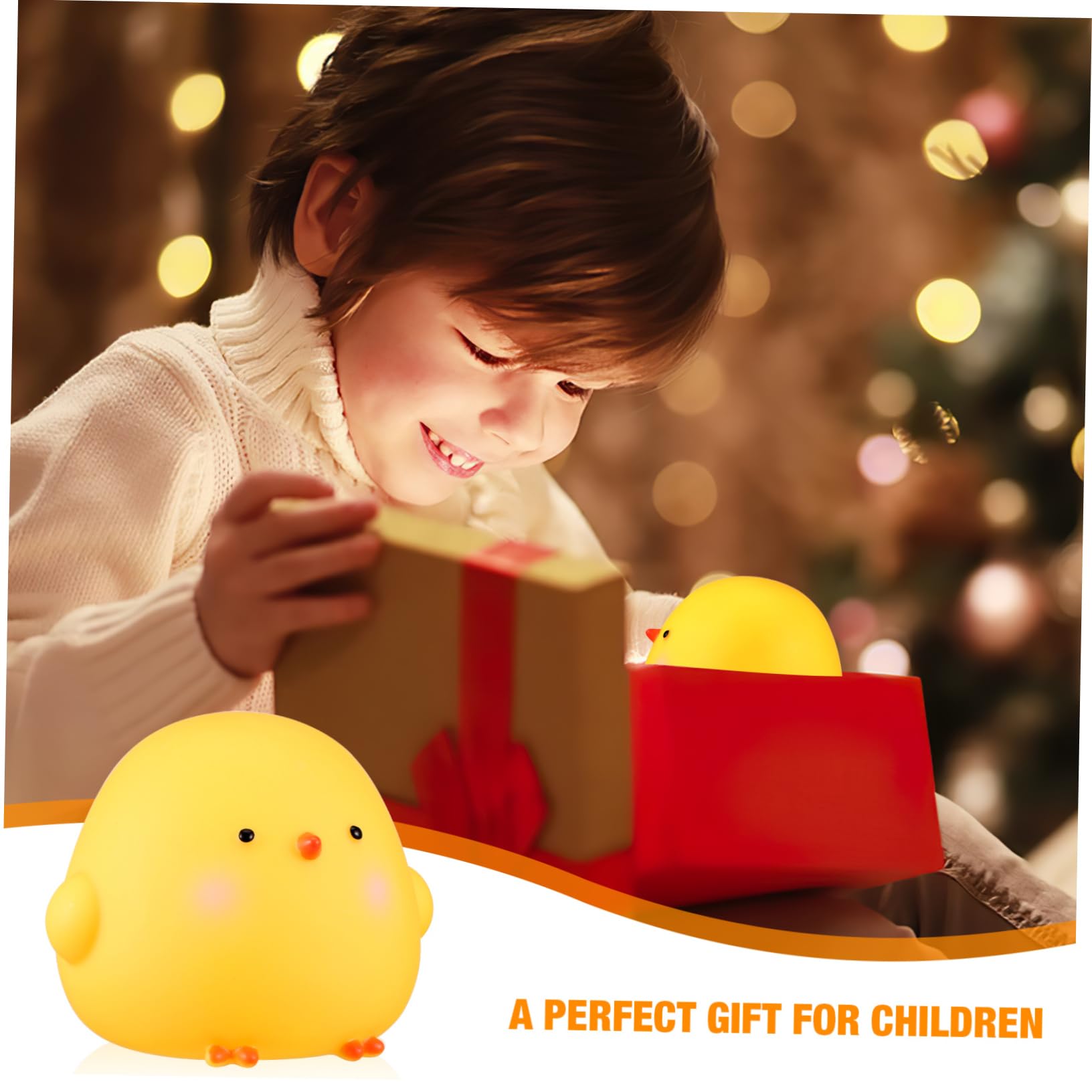 BESPORTBLE Cute Chicken Night Light - Easter Decor, Soft LED Nursery Lamp for Kids Bedroom, Boys & Girls Room Nightlight - Perfect for Bedtime, Easter Decorations & Children's Room Ambiance