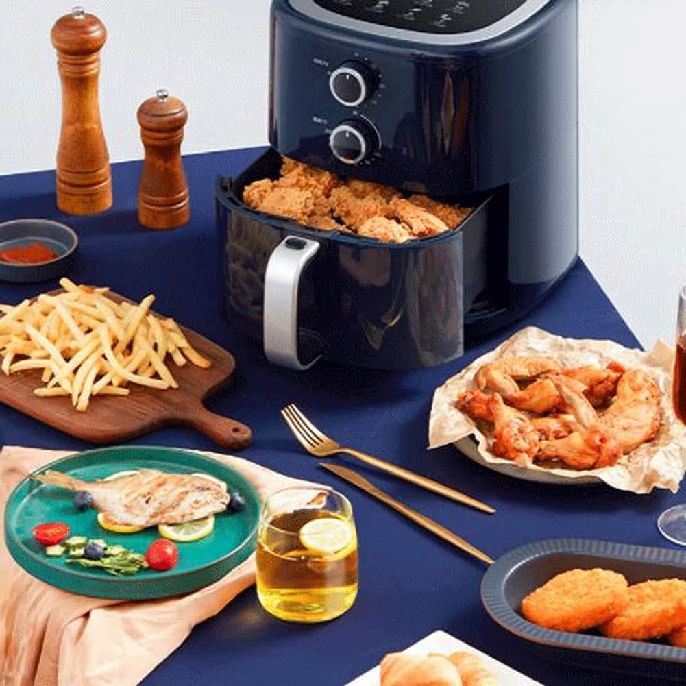 5L Air Fryer with 8 Presets - Compact Space Saving Electric Hot Air Fryer Oven, Oil-Less Cooking, LED Touch Screen, Nonstick Basket & Auto Shutoff - Perfect for Healthy Family Meals, Quick Snacks & Party Cooking