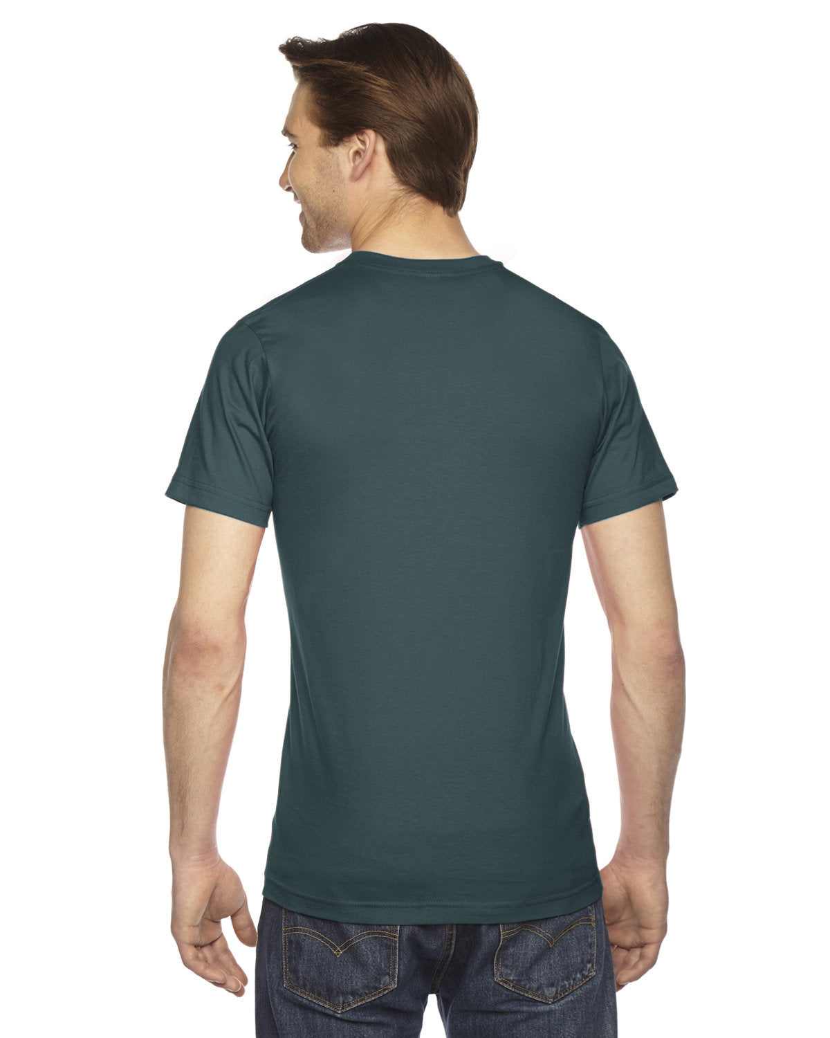 American Apparel 2001W Unisex Fine Jersey Short Sleeve T-Shirt - Soft Cotton Tee for Men & Women - Casual Wear, Gym, Everyday Outfits
