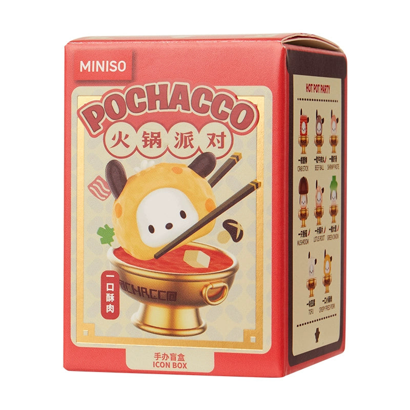 Pochacco Hot Pot Party Series Blind Box - Cute Sanrio Collectible Figures for Anime Fans | Perfect for Gifts, Display & Kawaii Home Decor
