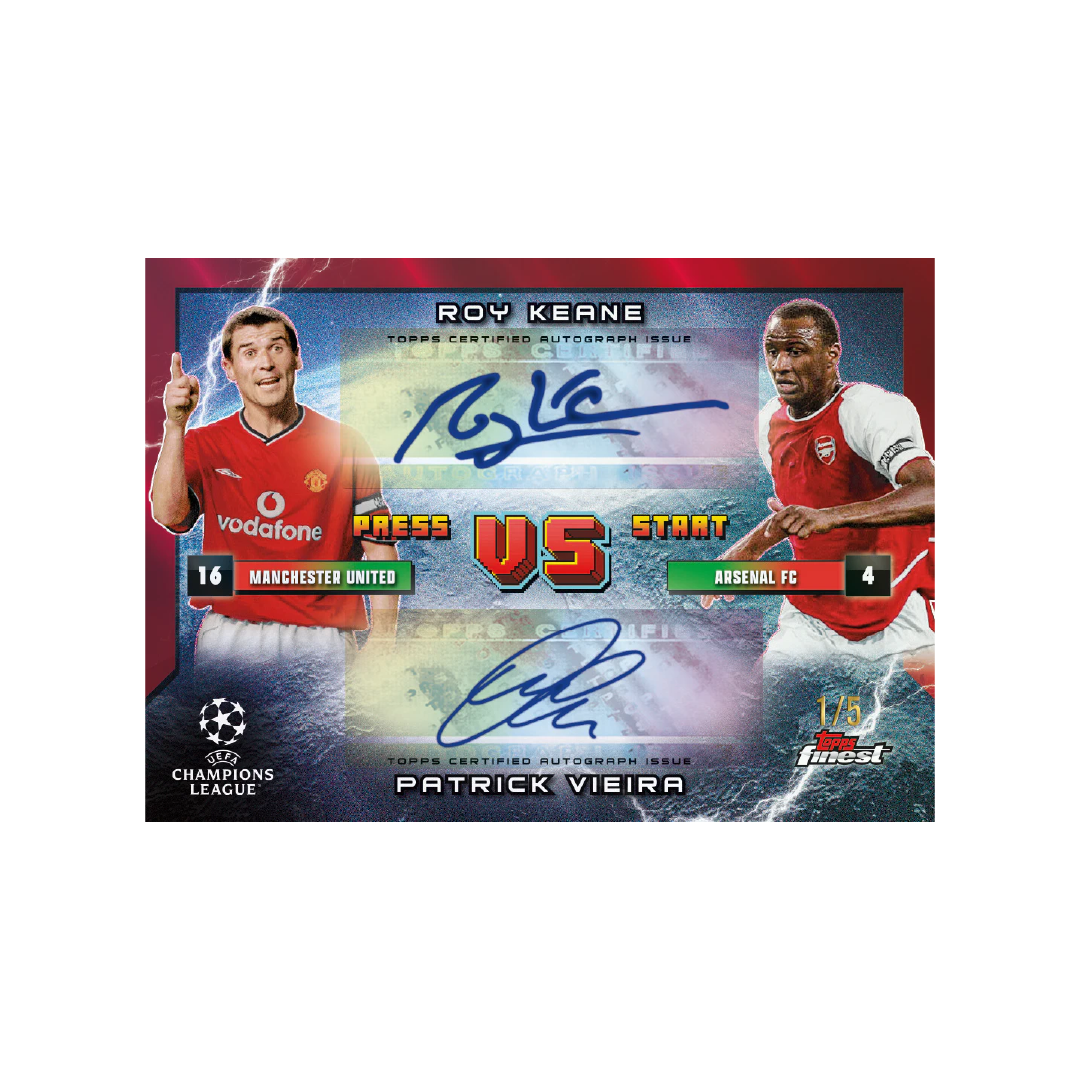 2024/25 Topps Finest UEFA Club Competitions Hobby Box - Premium Soccer Trading Cards Collection - Perfect for Collectors & Fantasy League Fans