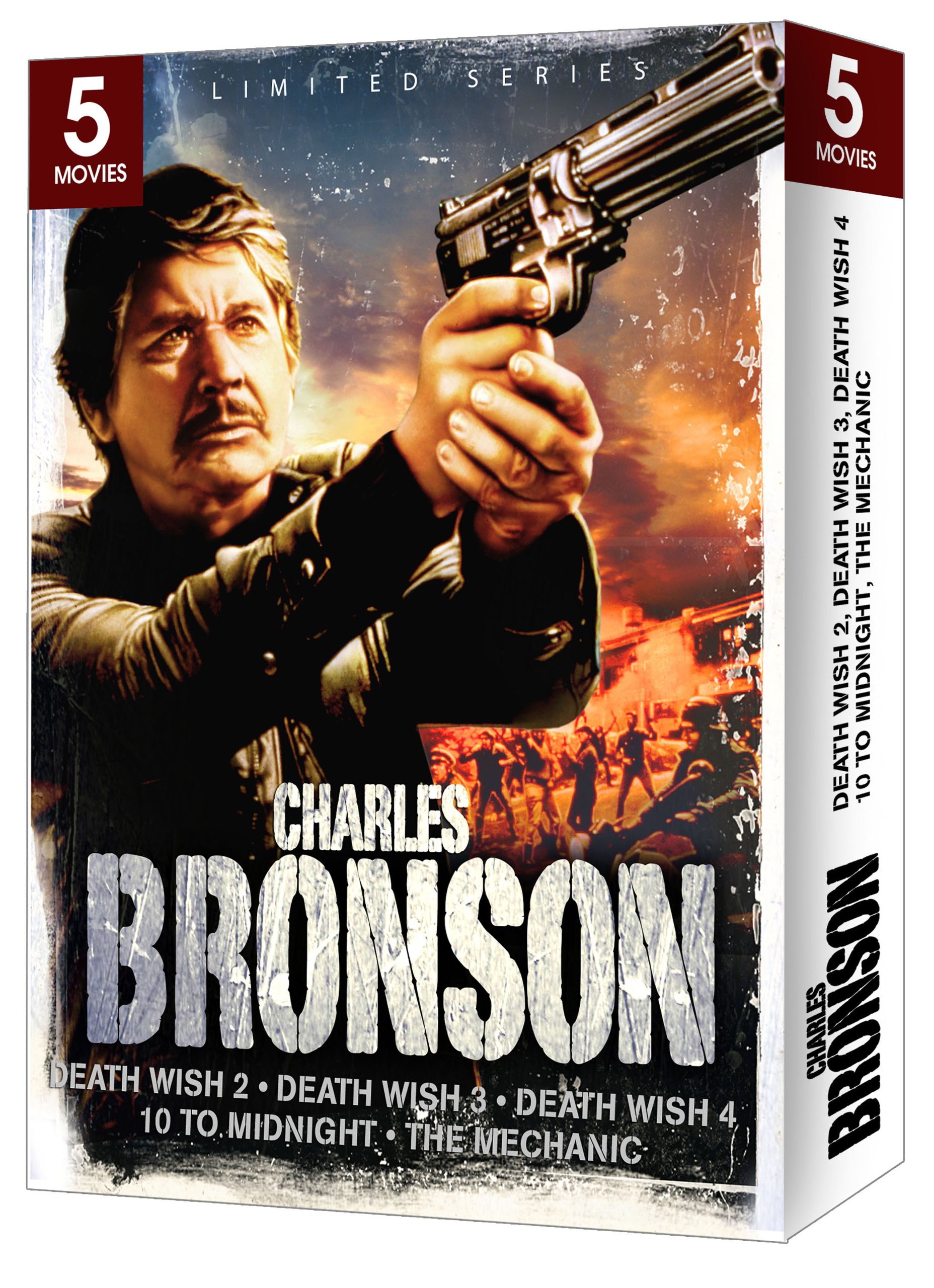 Charles Bronson: 5-Movie Collection DVD Gift Set - Perfect for Action Movie Lovers & Film Enthusiasts