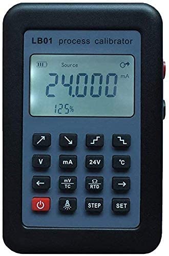LB01 Multifunction Signal Generator - Resistance, Current, Voltage Meter with 4-20mA/0-10V/mV Output & LCD Display | Process Calibration Tool for Industrial Testing, Electrical Engineering & Laboratory Use