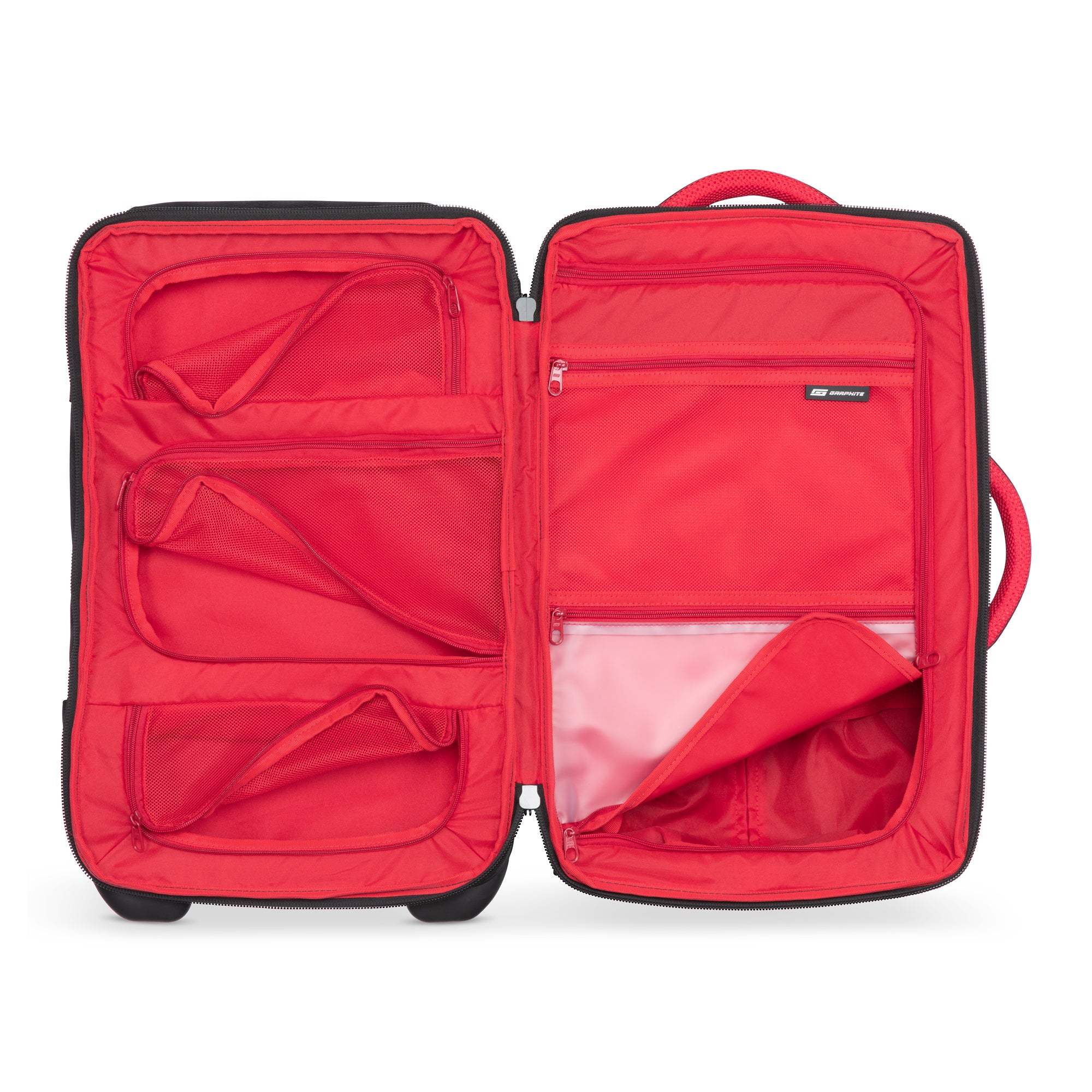 Graphite Metamorph Softside Carry On Luggage - Lightweight Expandable Suitcase with 360° Spinner Wheels for Air Travel, Business Trips & Weekend Getaways