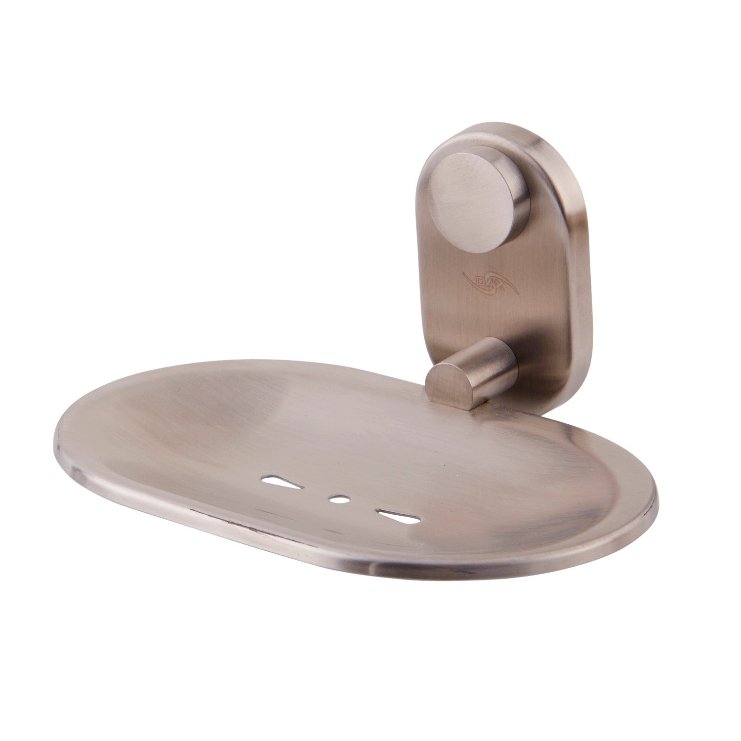 Stainless Steel Soap Dish with Wall Mount - Polished Finish (4 5/8 x 2 3/4 x 5 15/16 Inches) - Perfect for Bathroom, Kitchen & Shower Organization - DAX G0205A P