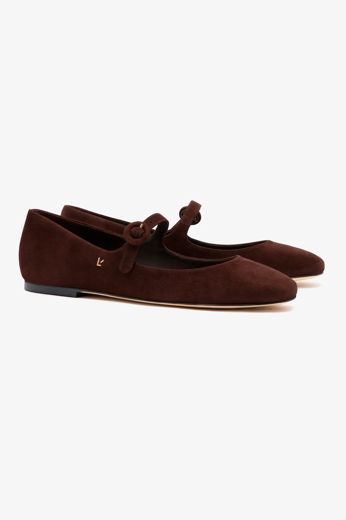 Blair Women's Brown Suede Ballet Flats - Comfortable & Stylish Shoes for Work, Travel & Everyday Wear