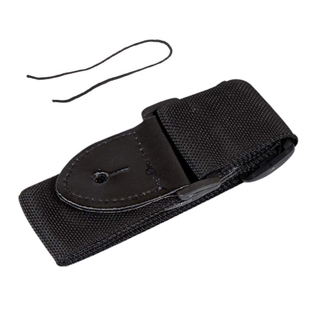 Adjustable Nylon Guitar Strap with PU Leather Ends - Universal Guitar Belt for Folk, Wooden & Classical Guitars (68cm-124cm) - Perfect for Live Performances, Studio Sessions & Home Practice