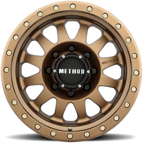 Method Race Wheels 304 Double Standard Bronze Wheel - 17x8.5 Inches, 8x170mm Bolt Pattern, 0mm Offset - Premium Off-Road Wheels for Trucks & SUVs - Ideal for Trail Riding, Rock Crawling & Off-Road Adventures