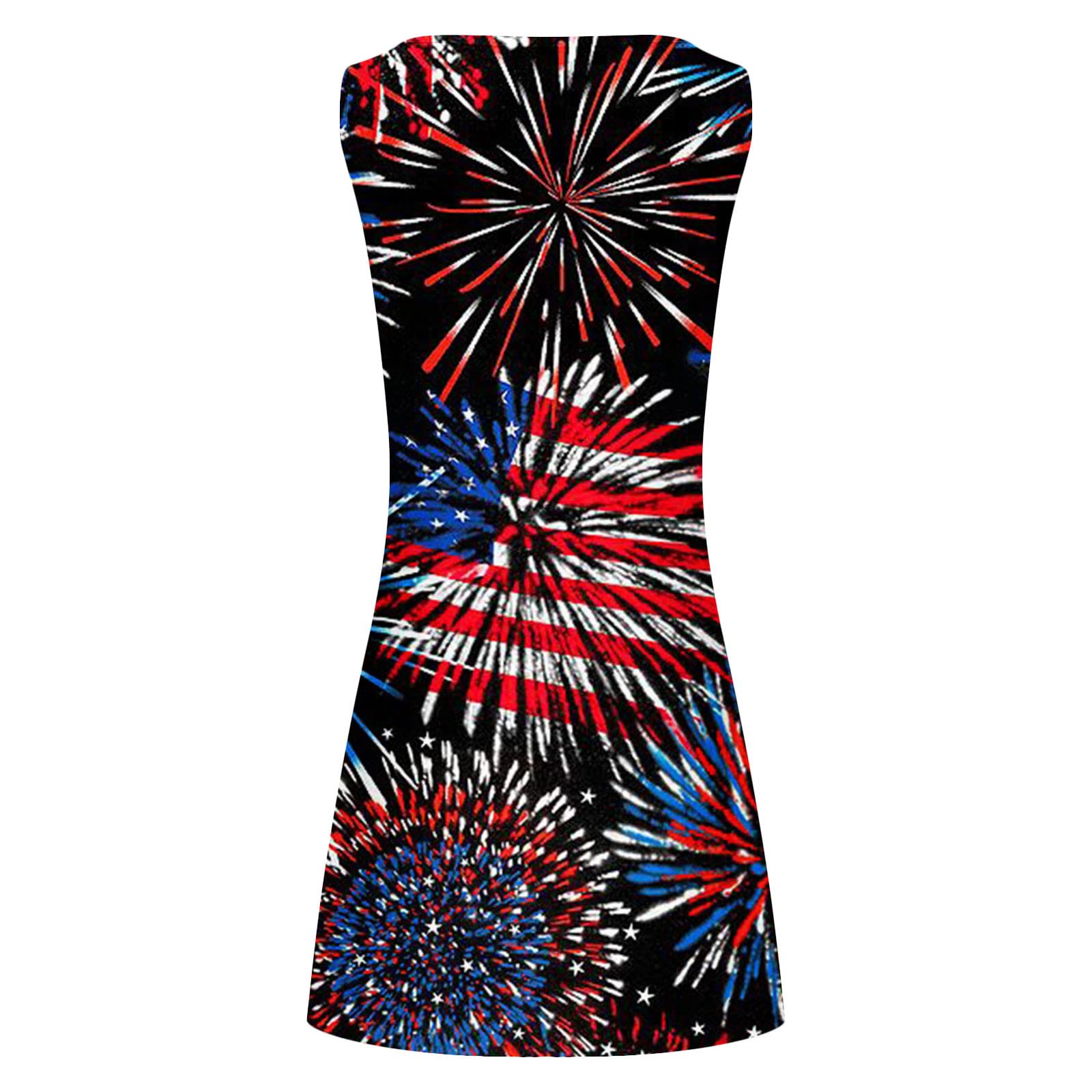 Women's Floral Print Summer Dress - Sleeveless Boho Mini Dress with Hollow Out Crewneck, Loose Swing Fit for Casual & Beach Wear | Perfect for Vacations, Parties, and Outdoor Events