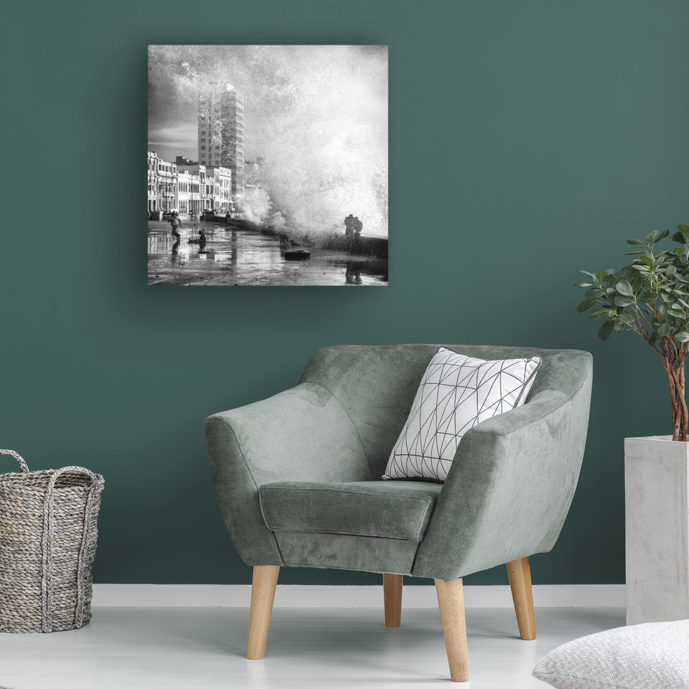 Thomas Siegel 'Malecan' Canvas Art Print - Modern Abstract Wall Decor for Living Room, Bedroom & Office | Trademark Fine Art Collection