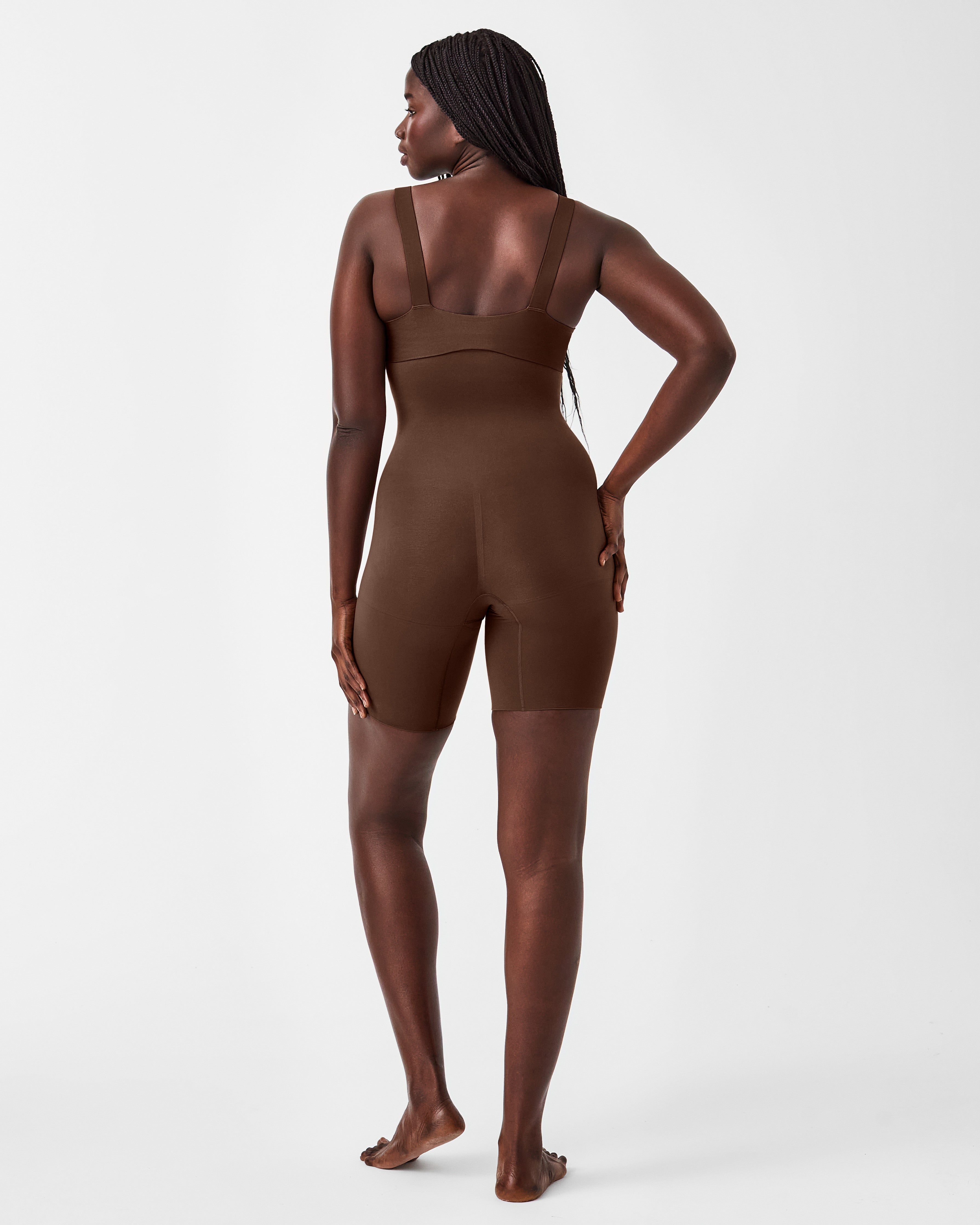 SPANX Sculpt™ Seamless Power High Waisted Mid Thigh Shorts - Shapewear for Women, Tummy Control & Slimming Underwear - Perfect for Dresses, Workout & Everyday Wear