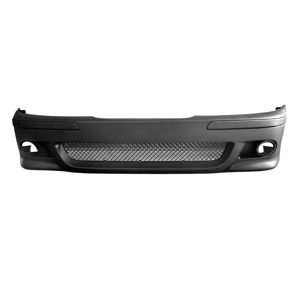 1997-2003 BMW E39 5 Series Sedan & Wagon Front Bumper Conversion Kit - M5 Style Unpainted Black PP - Compatible with FREEMOTOR802 - Perfect for Car Upgrades & Customization