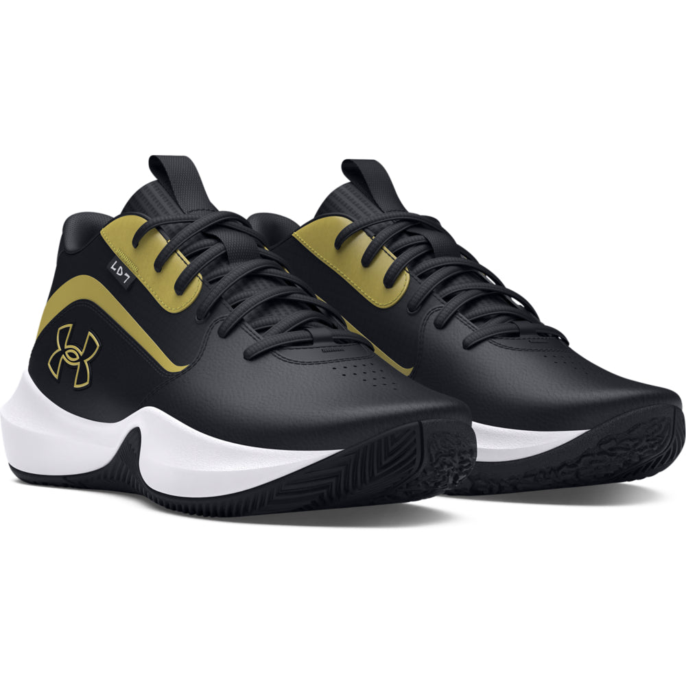 Under Armour Lockdown 7 Basketball Shoes for Men - High-Performance Basketball Sneakers with Ankle Support - Perfect for Indoor/Outdoor Court Play & Training
