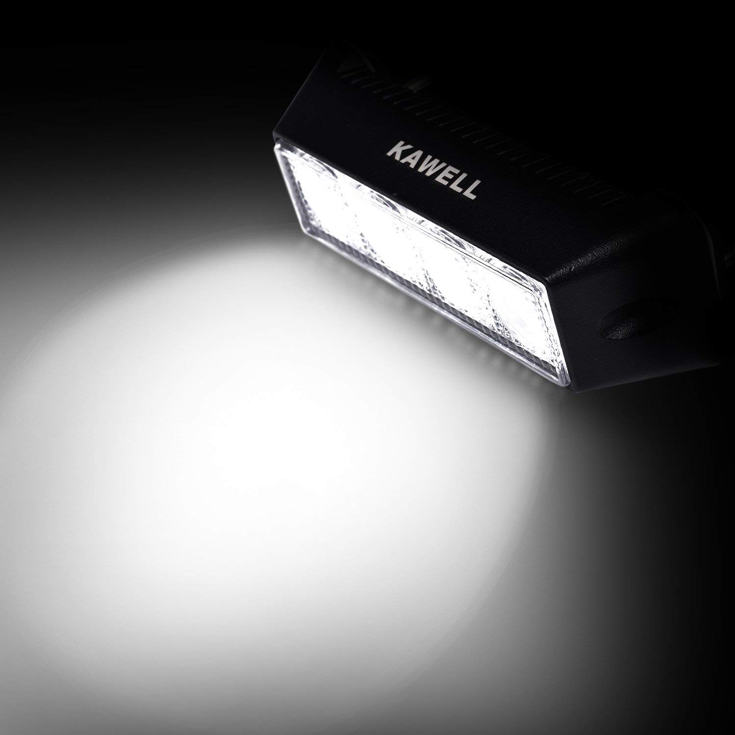 Kawell 12W LED Light Bar - Super Bright Floodlight & Fog Light for Off-Road Vehicles | Waterproof LED Work Light for Motorcycle, ATV, UTV, 4x4, SUV, Truck, Tractor & Boat | Perfect for Night Driving, Work Sites & Outdoor Adventures