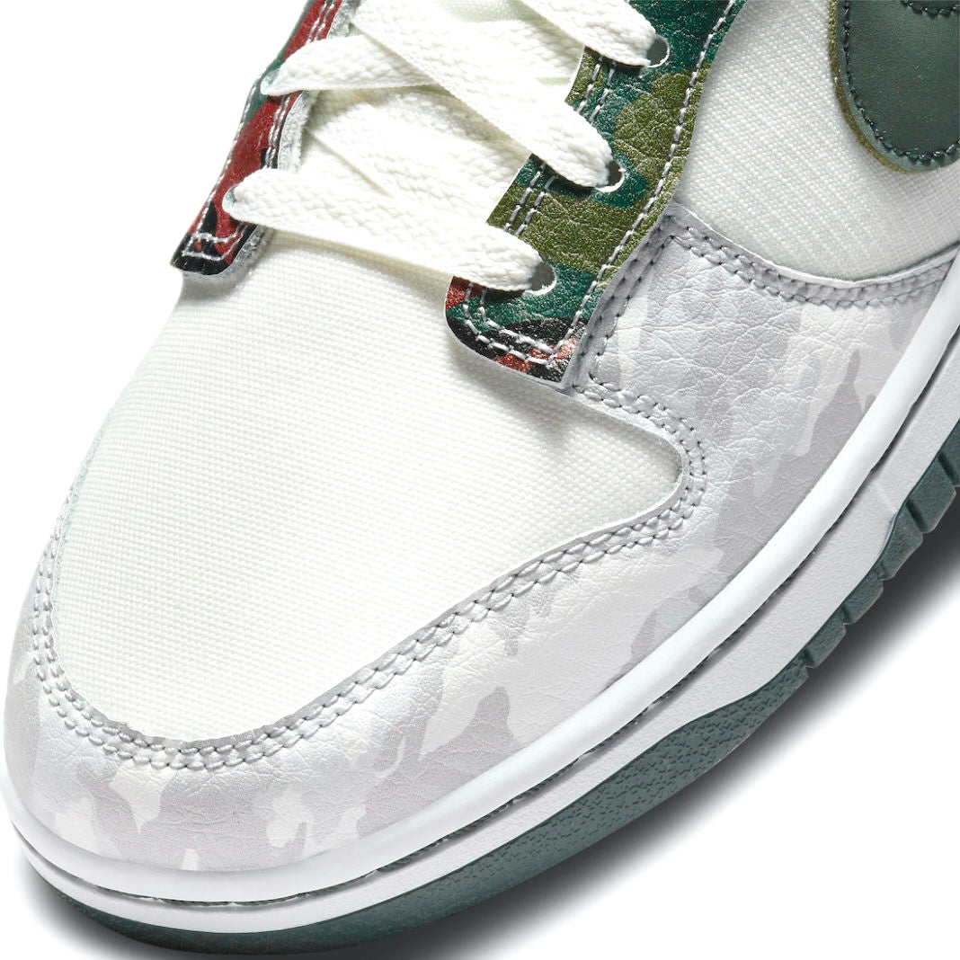 Nike Dunk Low Sail Multi Camo Sneakers - Men's & Women's Casual Shoes for Streetwear, Skateboarding & Everyday Fashion