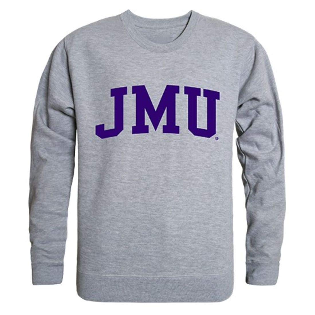 JMU James Madison University Game Day Crewneck Pullover Sweatshirt - Comfortable College Fan Apparel for Football, Basketball & Tailgating Events