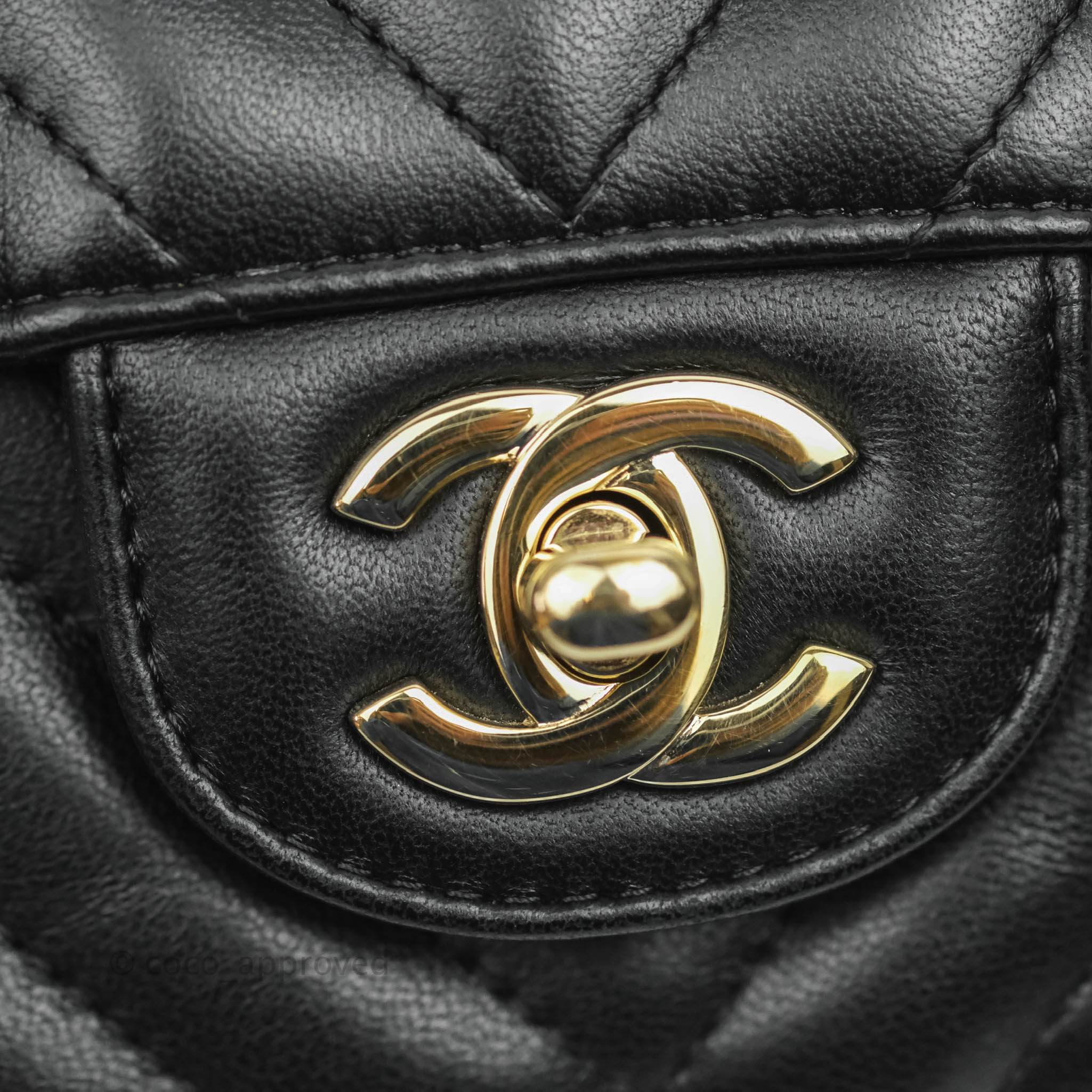 Chanel Chevron Mini Rectangular Flap Bag in Black Lambskin Leather with Gold Hardware - Luxury Crossbody Purse for Women, Perfect for Evening Events & Date Nights