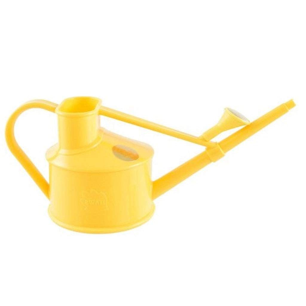 ABS Plastic Watering Can with Long Spout - Indoor & Outdoor Plant Watering Tool for Houseplants, Garden Flowers (Yellow) - Perfect for Home Gardening, Balcony Plants, and Greenhouses