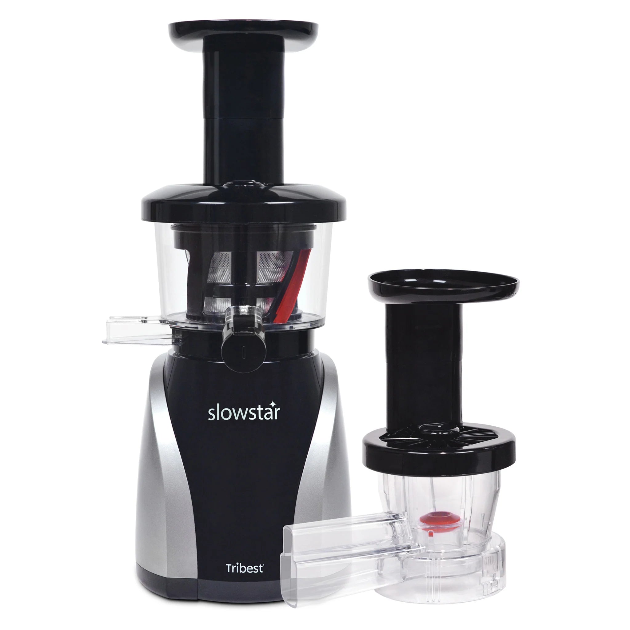 Slowstar® Vertical Slow Juicer & Mincer - Cold Press Juicer for Fruits and Vegetables, Quiet Motor, Easy to Clean - Perfect for Healthy Juicing at Home, Gym, or Office