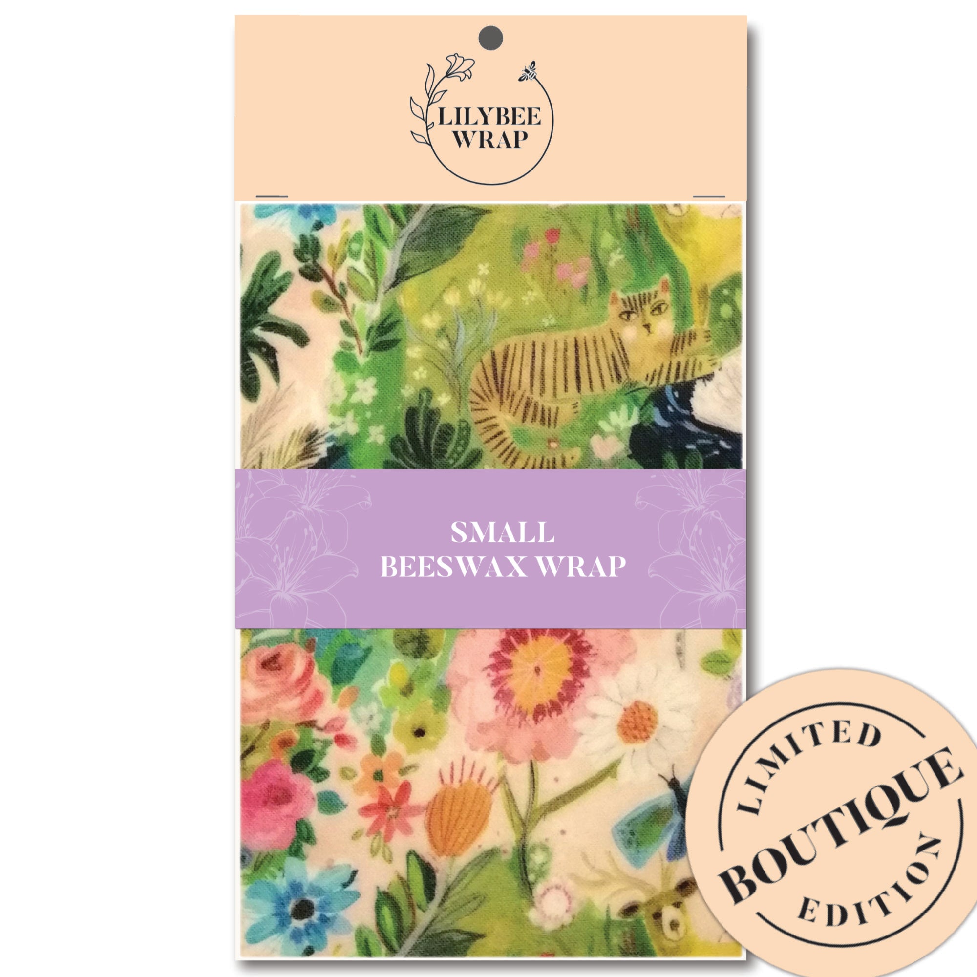 Eco-Friendly Small Beeswax Food Wraps - Sustainable Reusable Alternative to Plastic Wrap for Fresh Food Storage | Perfect for Picnics, Lunchboxes & Zero-Waste Kitchens