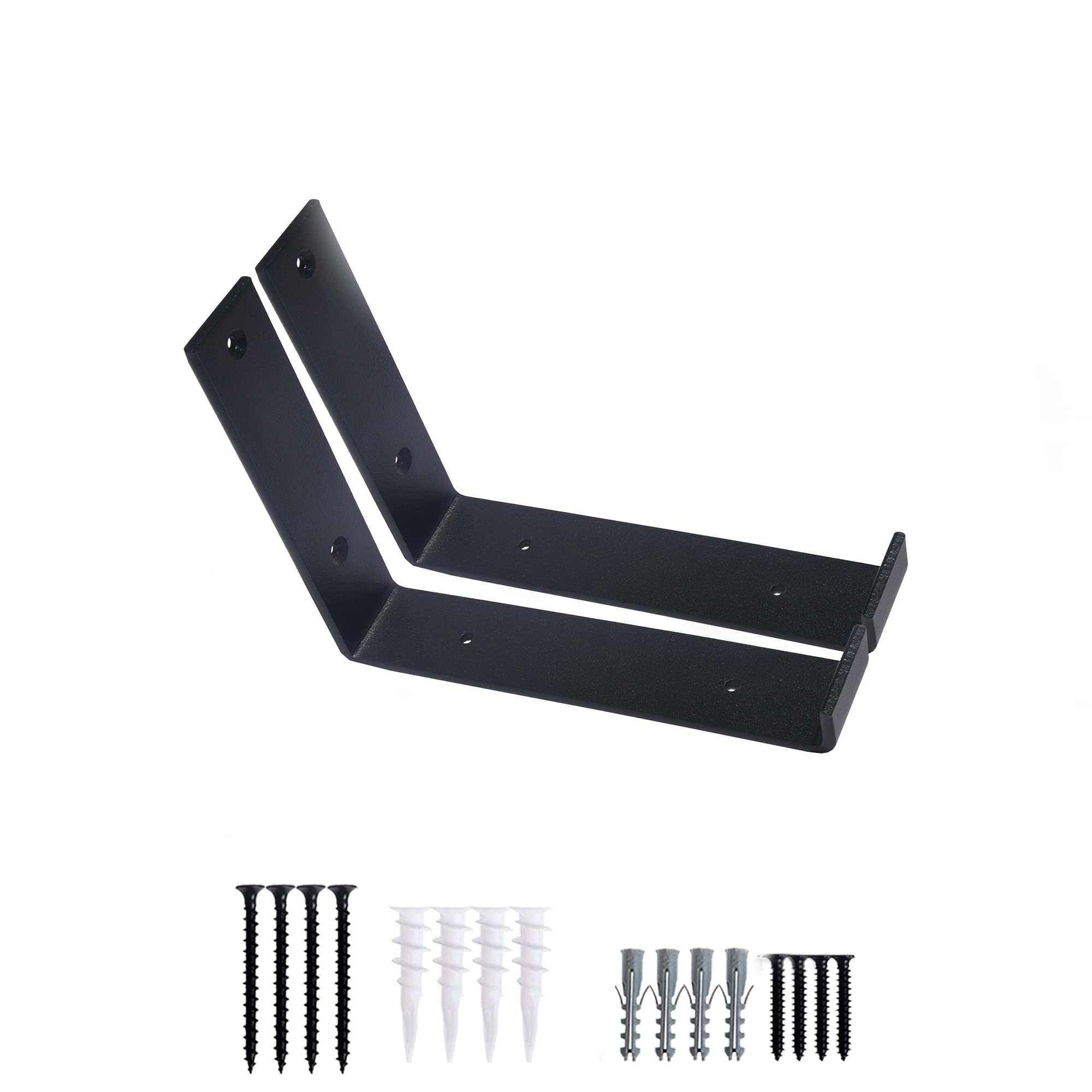 Heavy Duty Floating Shelf Brackets 2 Pack - 8