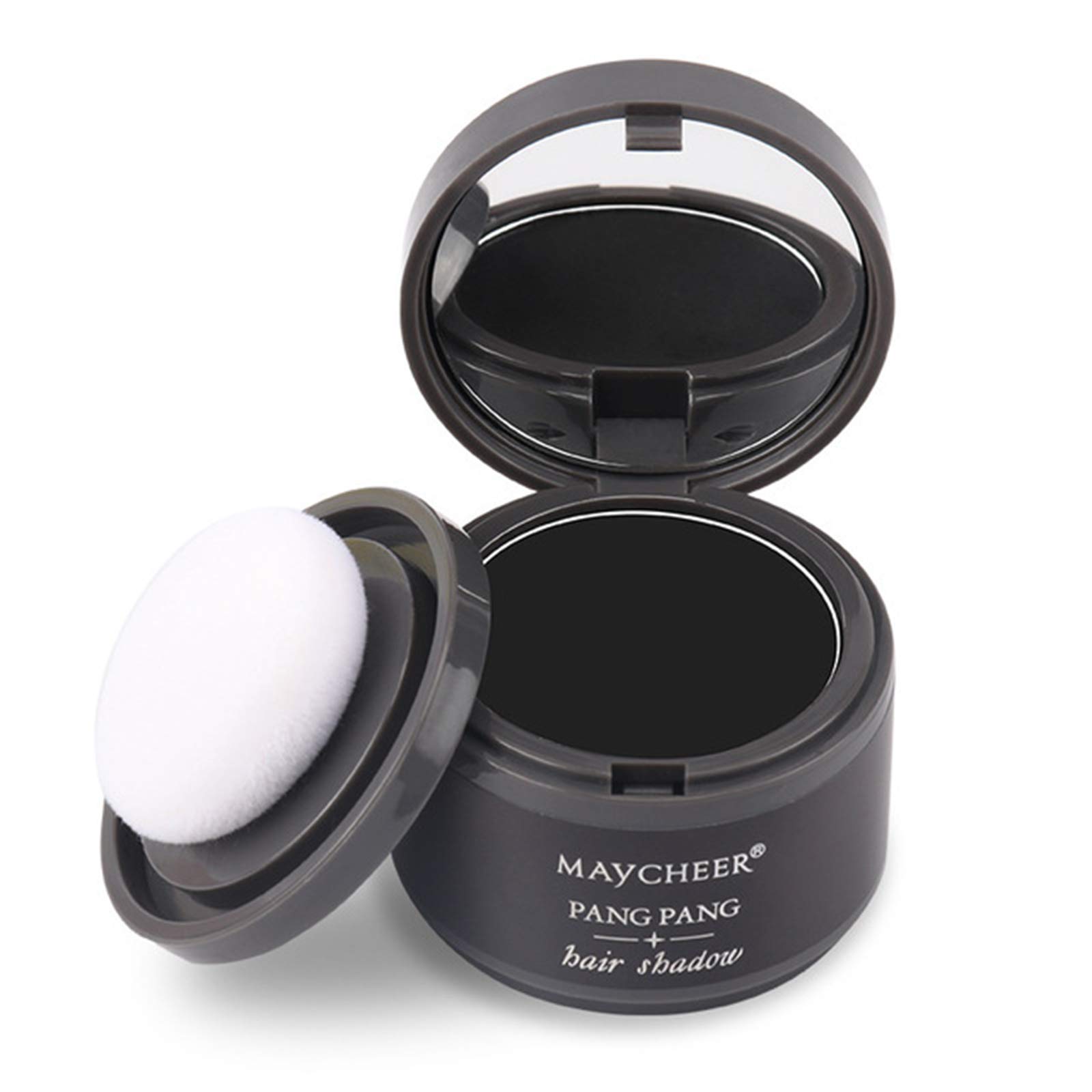 YouthColor Magic Fluffy Hair Powder for Thinning Hair - Waterproof Hairline Builder & Scalp Concealer - Eyebrow Shading Powder (Black) - Perfect for Daily Use, Special Occasions & Hair Styling
