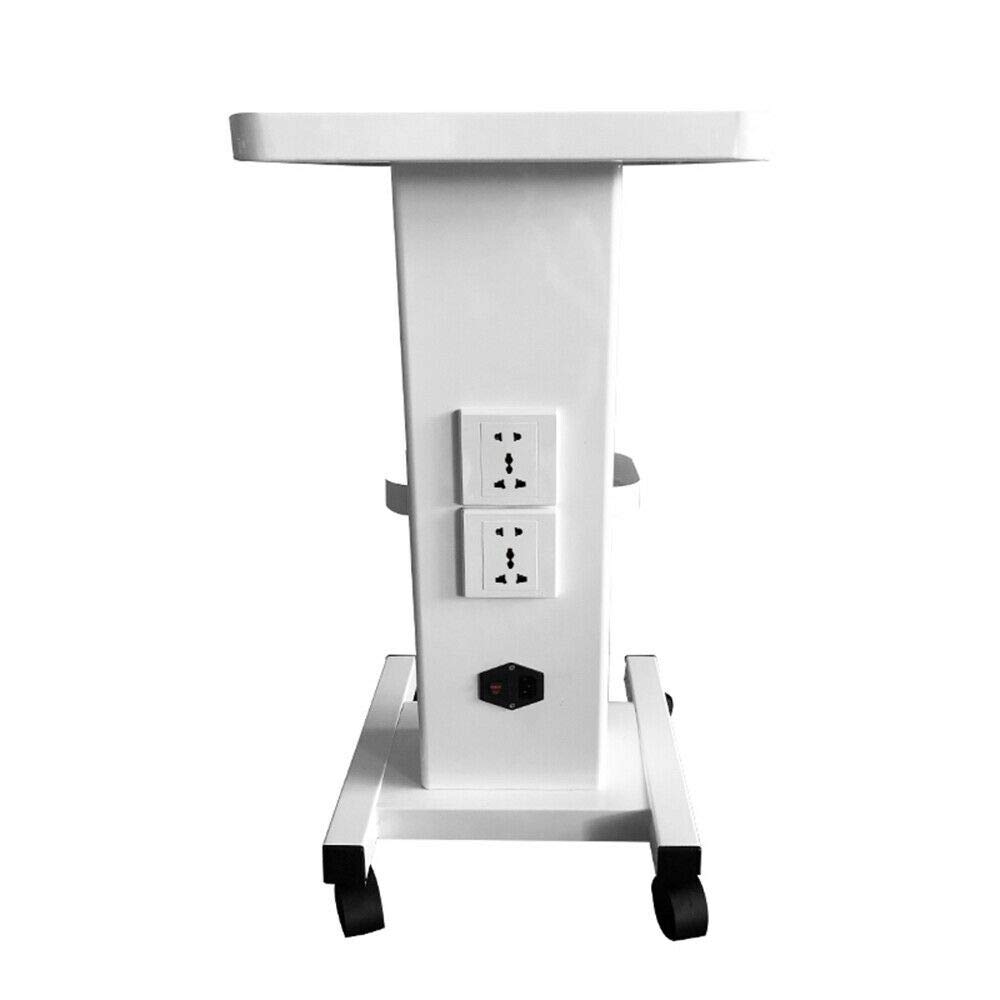 CNCEST Salon Rolling Cart with Wheels - Mobile Beauty Trolley for Hair Styling Tools & Equipment Storage | Includes Power Socket | Perfect for Salon, Spa & Home Hair Care Organization
