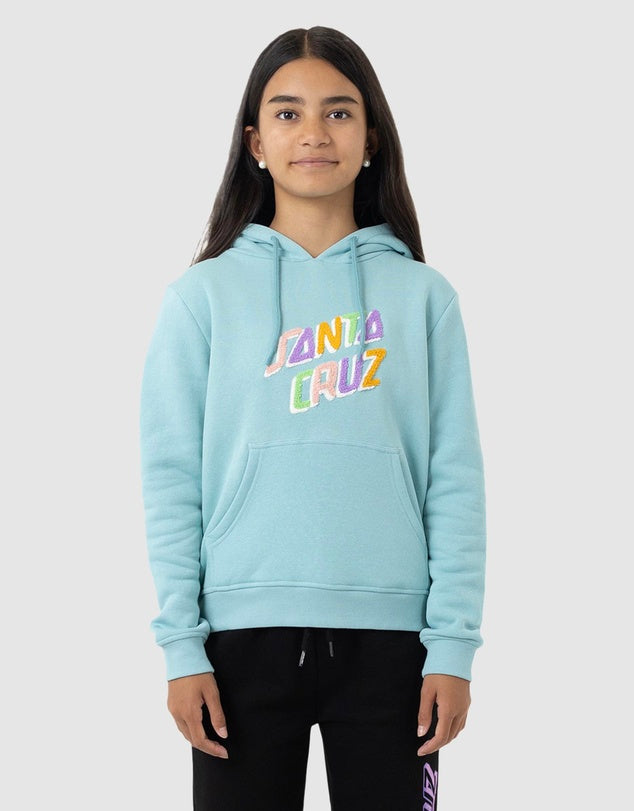 Santa Cruz Stack Strip Girls' Hoodie - Soft & Stylish Pullover for Teens - Perfect for School, Casual Outfits & Outdoor Activities