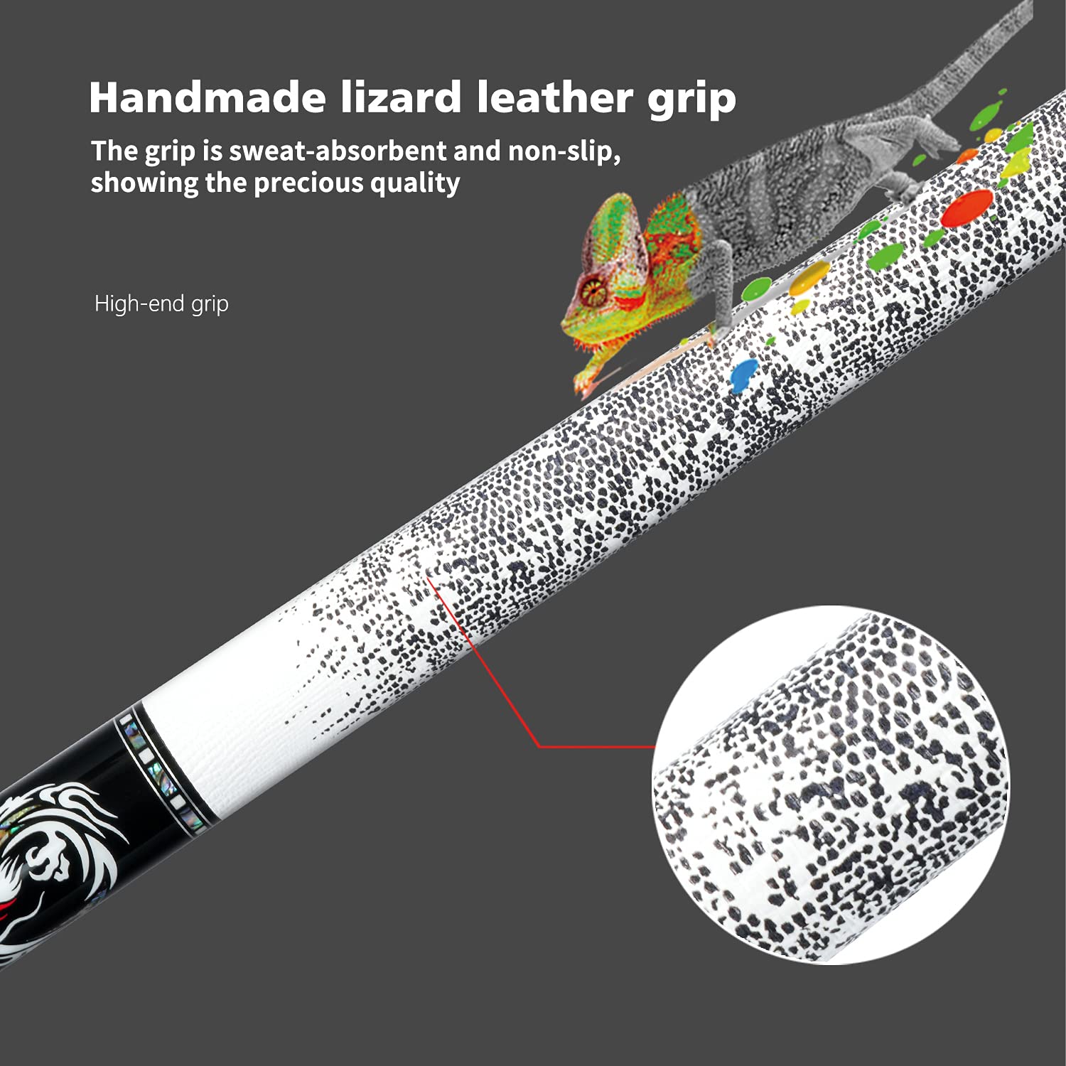 KONLLEN Professional Carbon Fiber Pool Cue Stick - Hand-Made Low Deflection Billiard Cue with Ultra-Smooth Inlay Design for Adults | Perfect for Tournament Play & Home Pool Tables