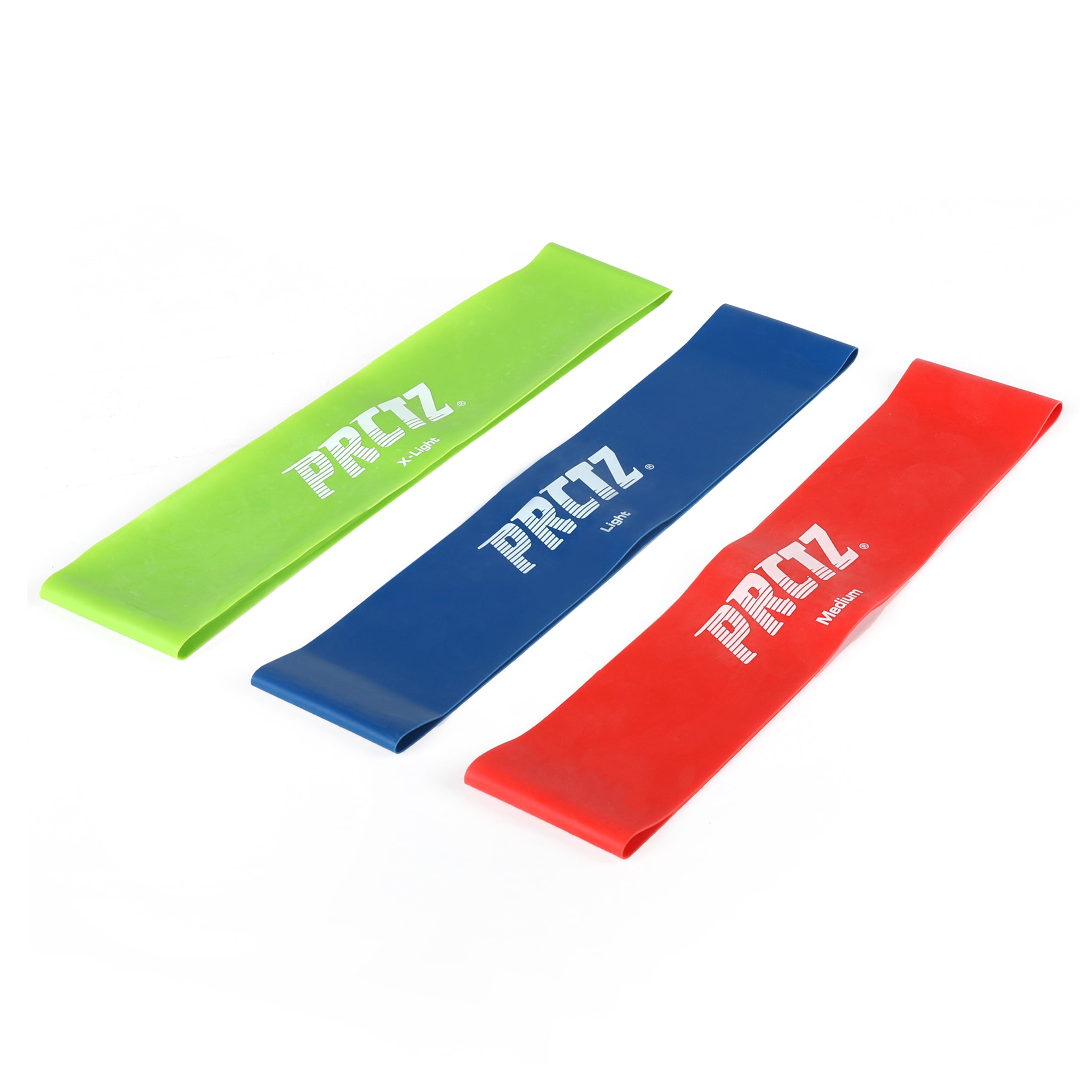 PRCTZ Resistance Loop Bands Set - 3 Pack for Home Workouts, Yoga, Pilates & Physical Therapy - Latex Exercise Bands for Strength Training & Fitness