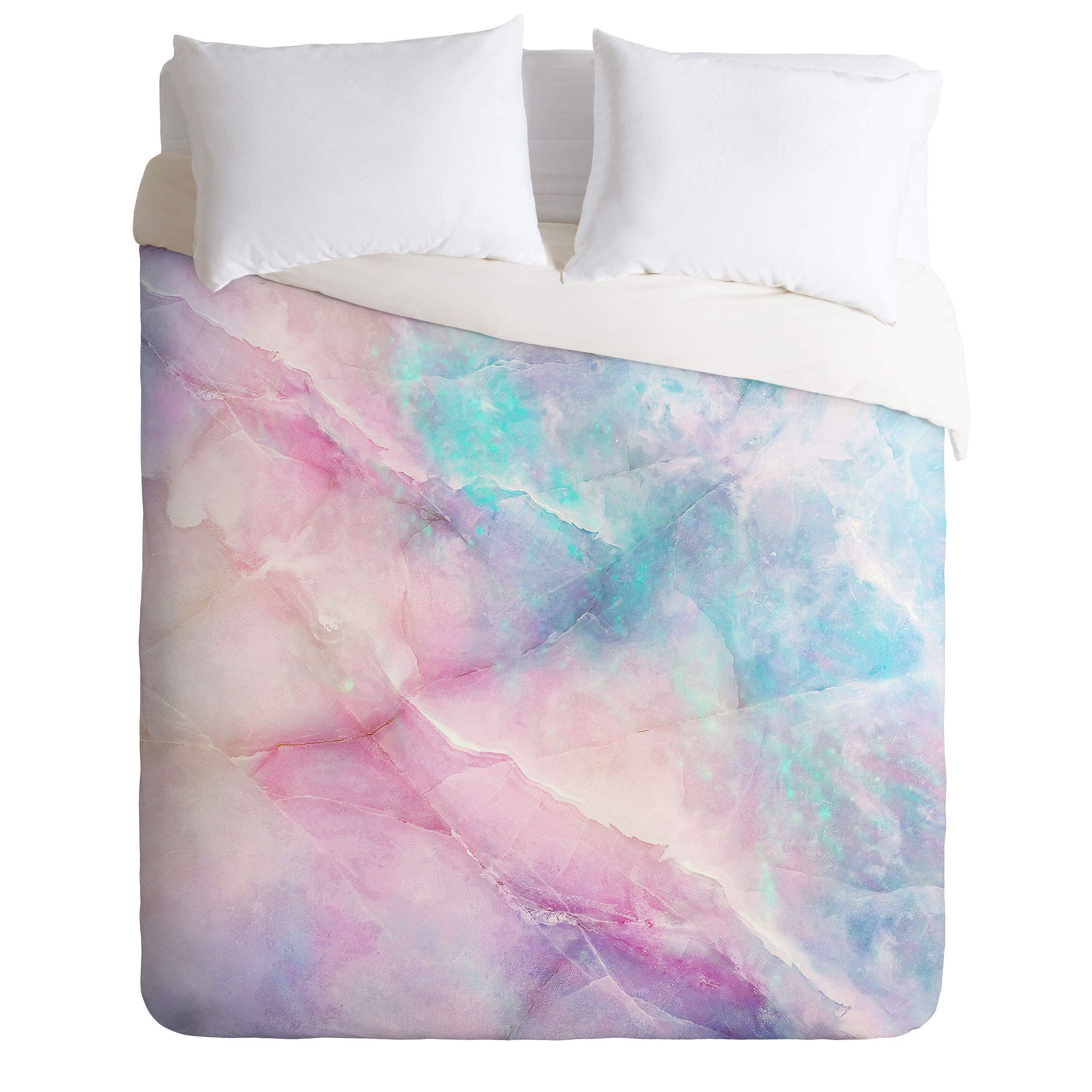 Iridescent Marble Comforter Set with Pillowcases - Twin/XL Size by Emanuela Carratoni | Society6 | Elegant Bedding for Modern Bedrooms & Guest Rooms