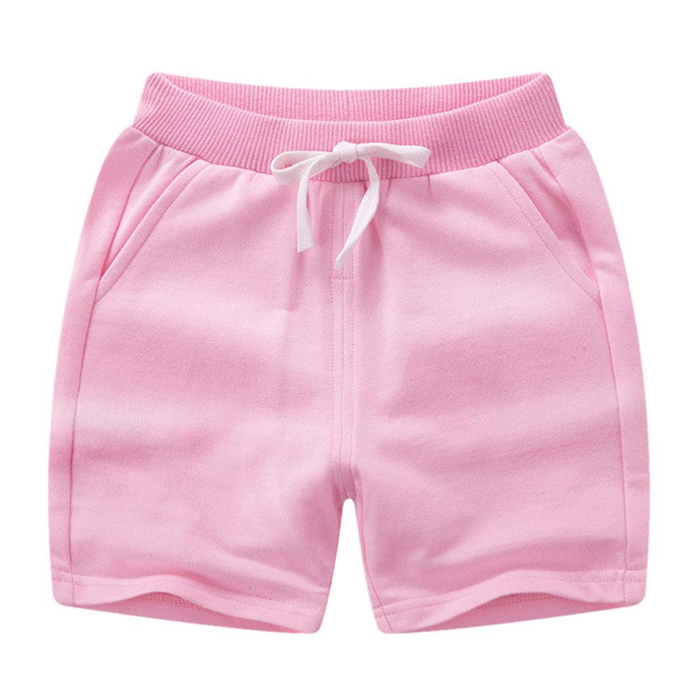 Soft Cotton Toddler Jogger Shorts for Boys & Girls - Comfortable Baby Sport Pants for Playtime, Daycare & Outdoor Activities