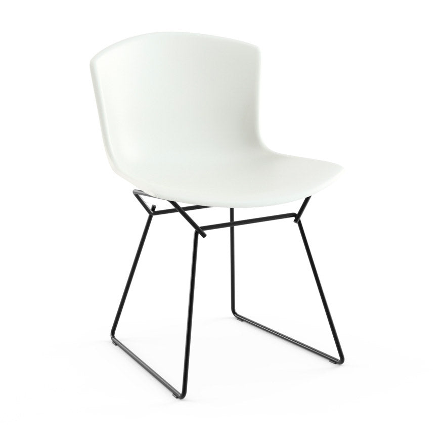 Bertoia Plastic Side Chair - Modern Stackable Dining Chair for Indoor & Outdoor Use - Perfect for Kitchen, Dining Room, Patio, and Office Spaces