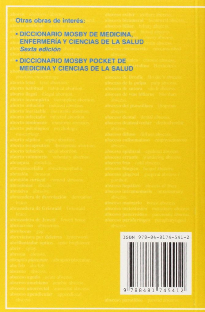 Mosby's English-Spanish/Spanish-English Medical Dictionary of Health Sciences, 1st Edition (Spanish Edition) - Essential Bilingual Reference for Healthcare Professionals, Students & Translators