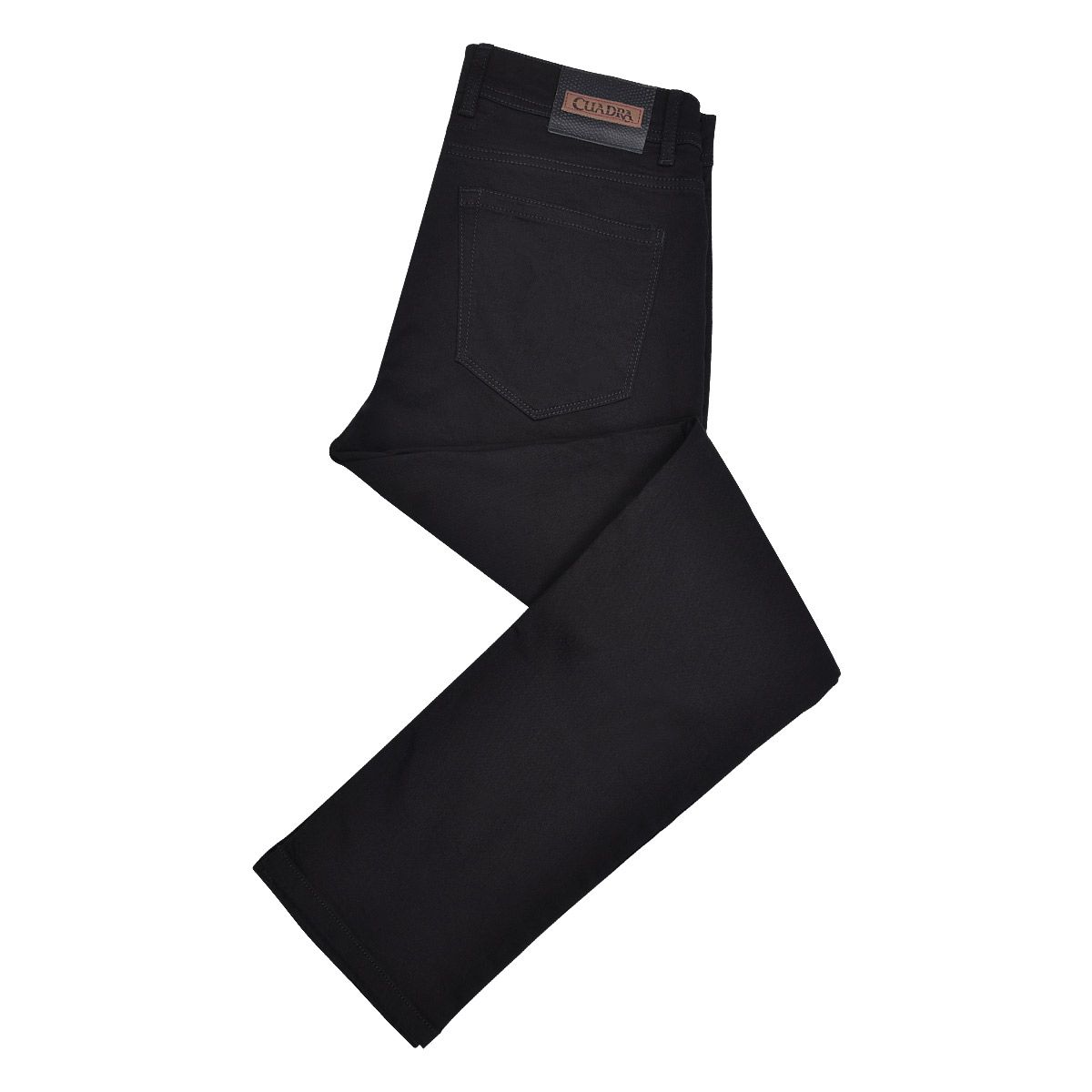 JN0LP20 Cuadra Black Stretch Denim Jeans for Men - Ultimate Comfort, Slim Fit, Premium Quality Denim Pants for Casual Wear & Everyday Style
