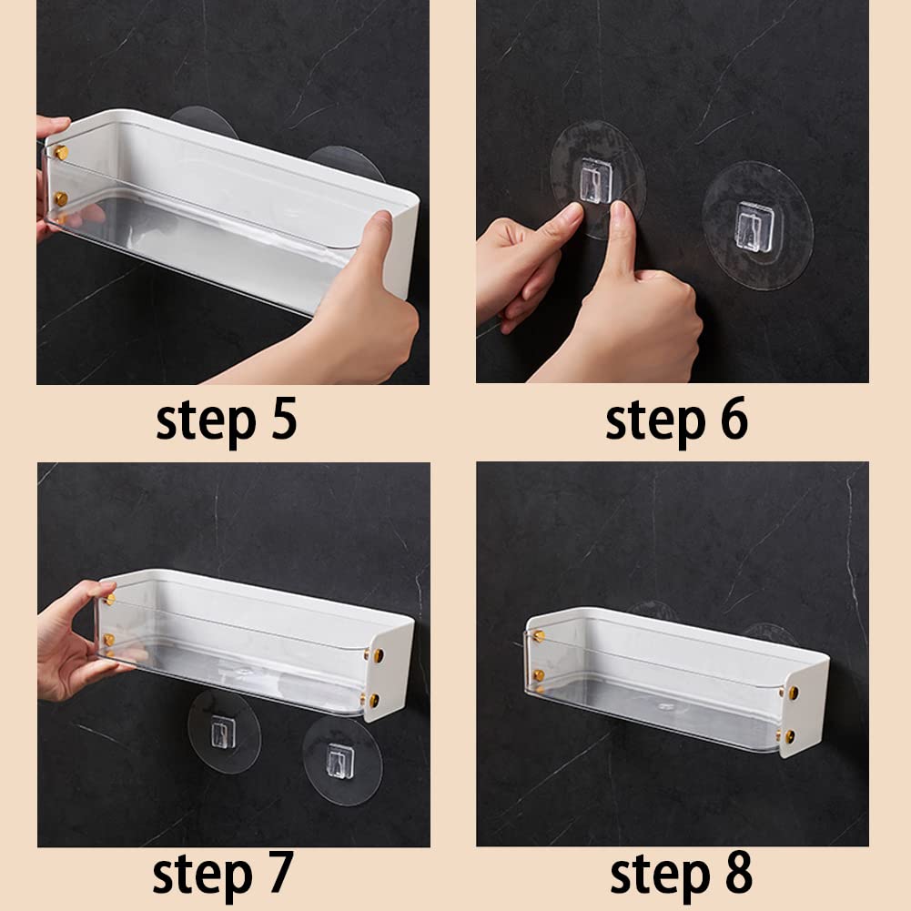 VALINK Wall Mounted Spice Rack Organizer - Space Saving Kitchen Cabinet Door Storage for Spices & Seasonings - Perfect for Small Kitchens & Pantry Organization