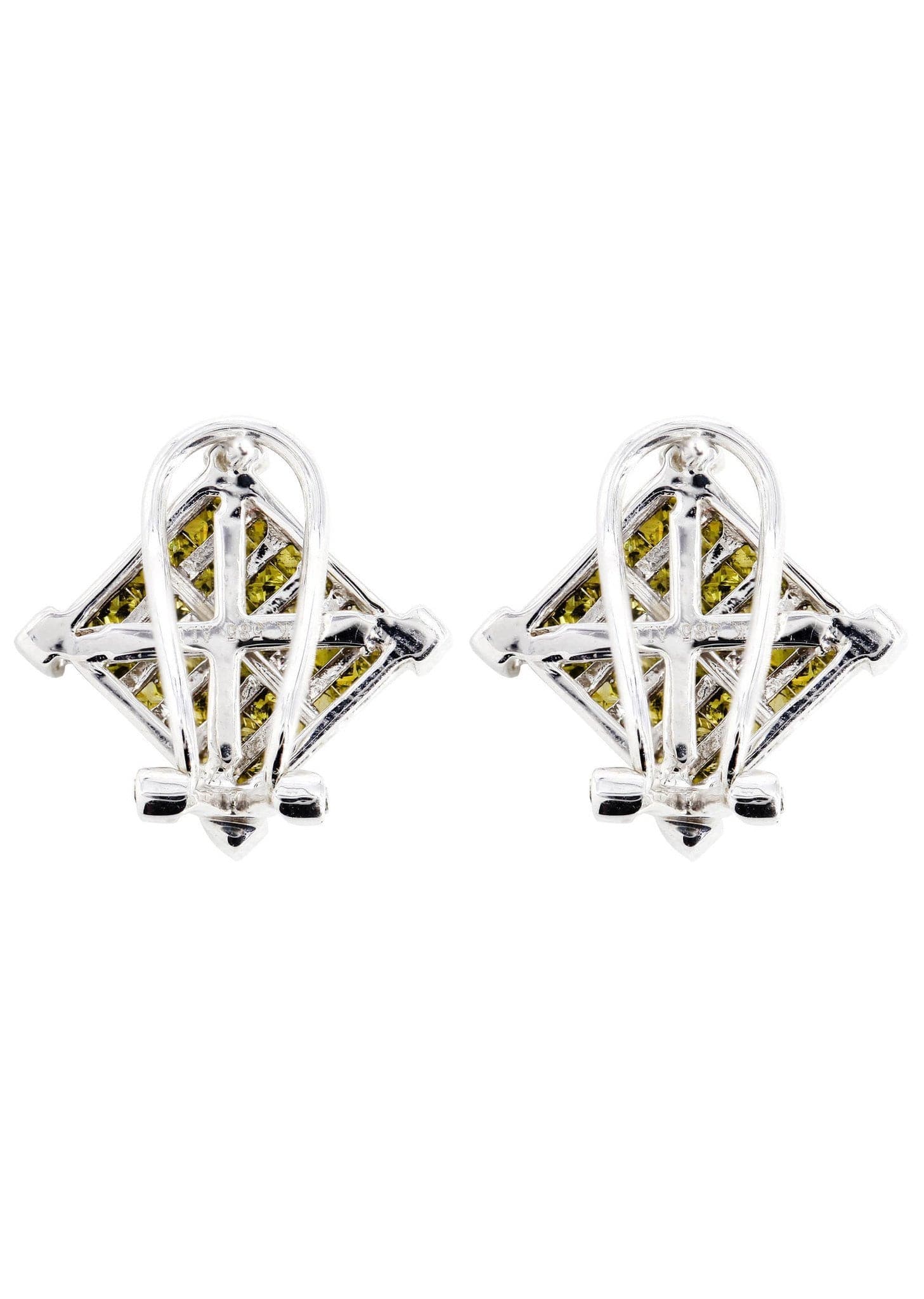 1.85 Carat Diamond Stud Earrings for Men in 14K White Gold – Luxury Gifts for Him, Wedding, Anniversary & Special Occasions