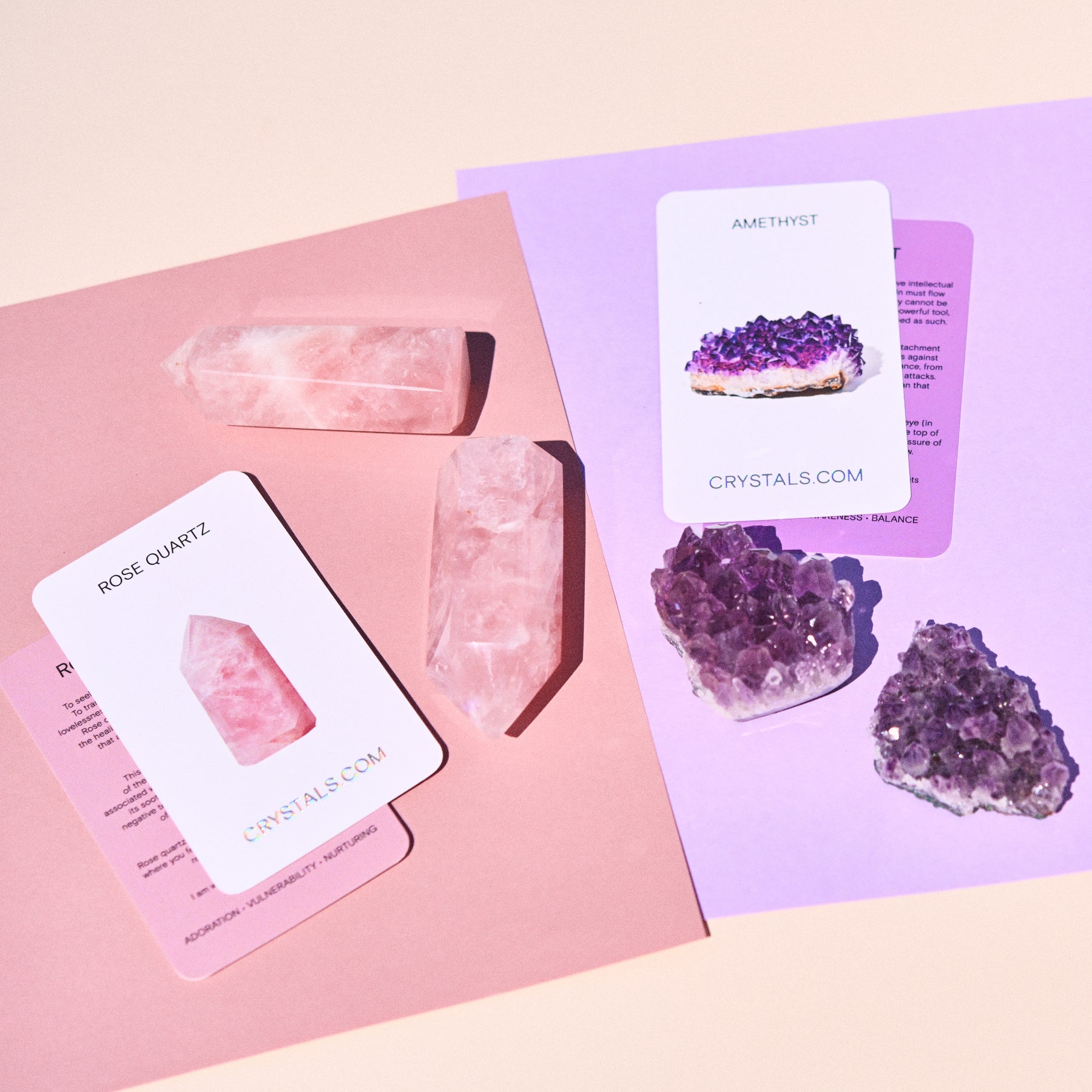Premium Crystal Collector Info Card - High-Quality Crystal Identification Guide for Gemstone Enthusiasts | Perfect for Jewelry Making, Healing Crystals & Mineral Collections