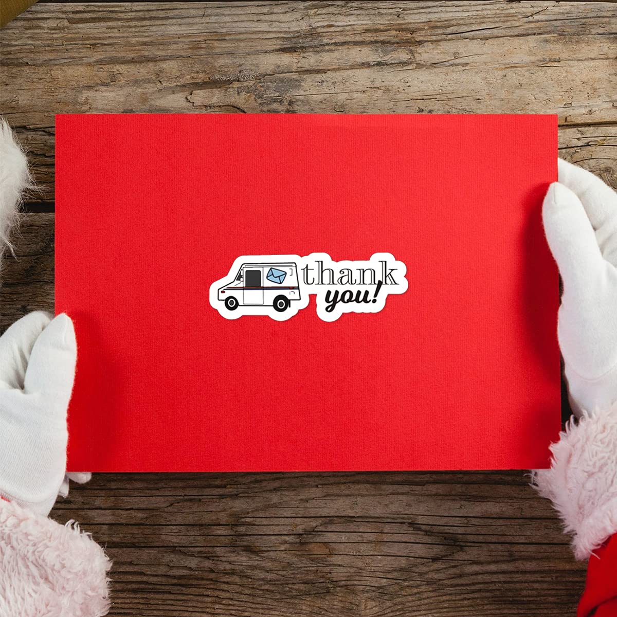 500 PCS Thank You Stickers for Delivery & Postal Workers - Mail Carrier, Mailman & Small Business Appreciation Stickers - Perfect for Packaging, Small Shops & Gifts