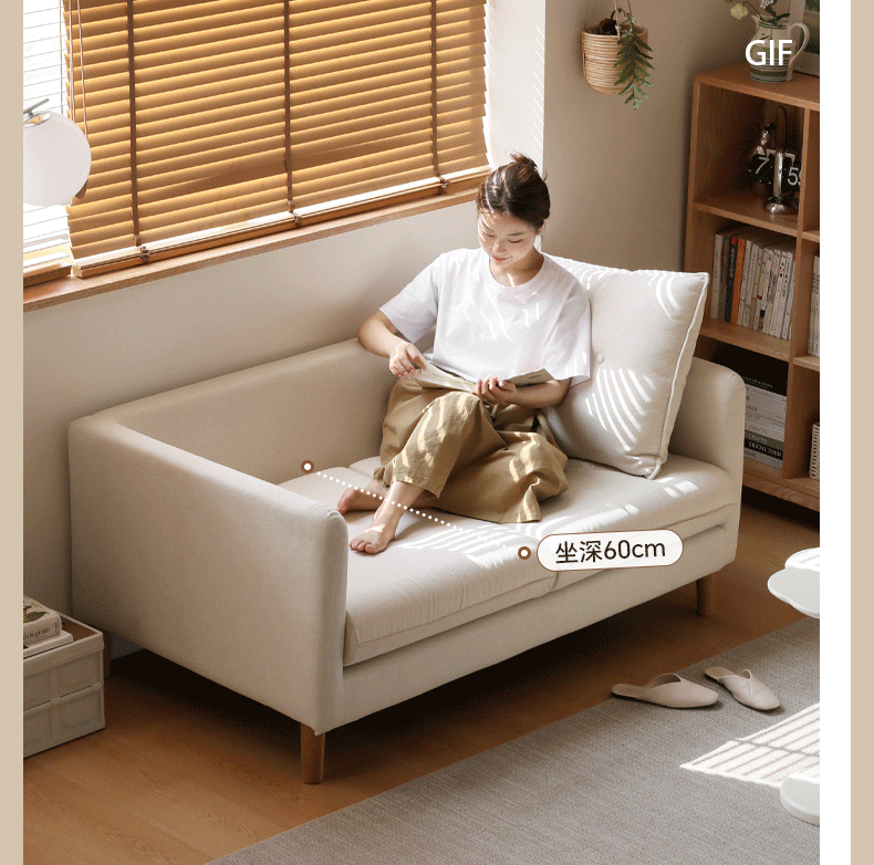 Luxury White Cream Fabric Sofa - Modern Living Room Furniture for Home Decor & Comfortable Seating