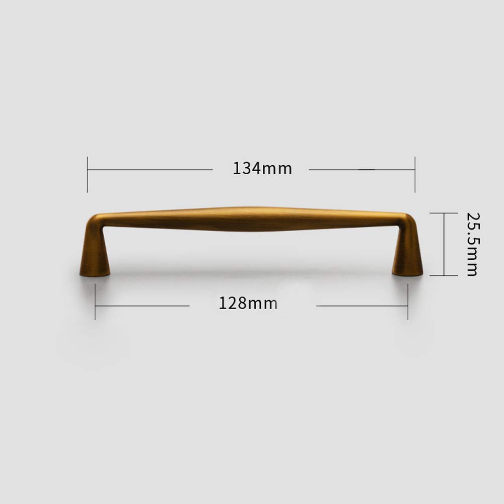 Premium Zinc Alloy Cabinet Handles & Drawer Pulls - 128mm T Bar Bow Pull Handle for Kitchen, Wardrobe, Bathroom, Shoe Cabinet & Furniture (Modern Hardware Upgrade for Home & Office Storage Solutions)