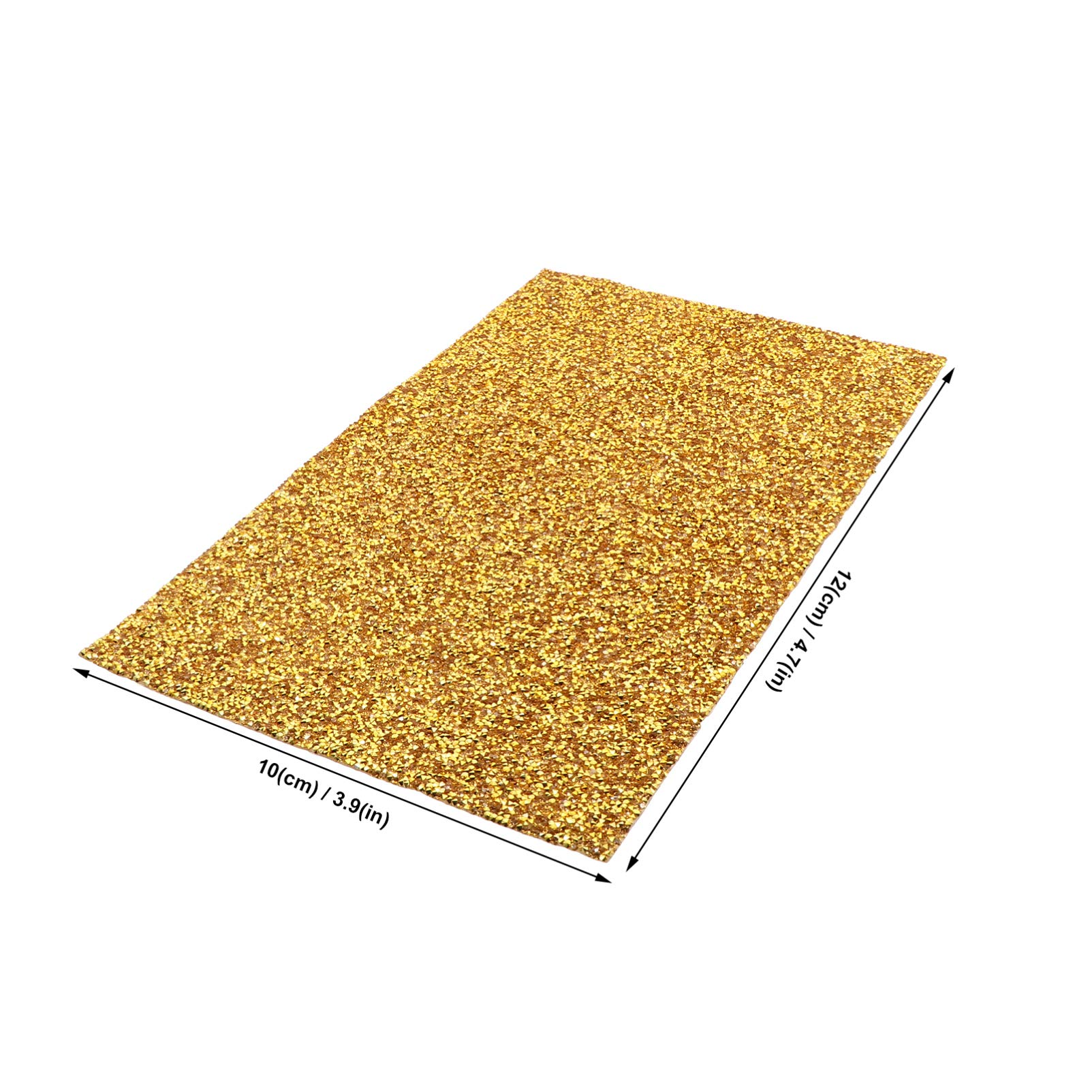 1pc Adhesive Drill Nail Art Practice Mat - Shiny Diamond Decals for Nails & Clothing Decor - Reusable Nail Table Mat for Professional & DIY Nail Art - Perfect for Salon, Home Use, and Fashion Accessories