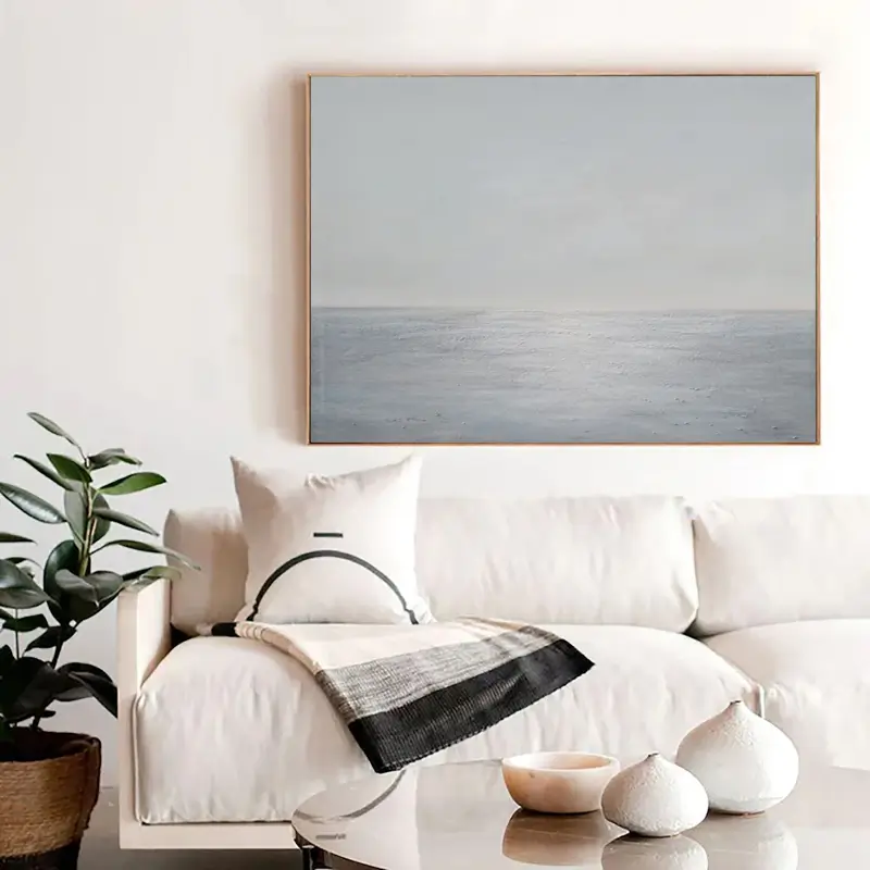 Ocean and Sky Painting #OS 010 - Stunning Seascape Wall Art for Home & Office Decor - Perfect for Living Room, Bedroom or Beach House