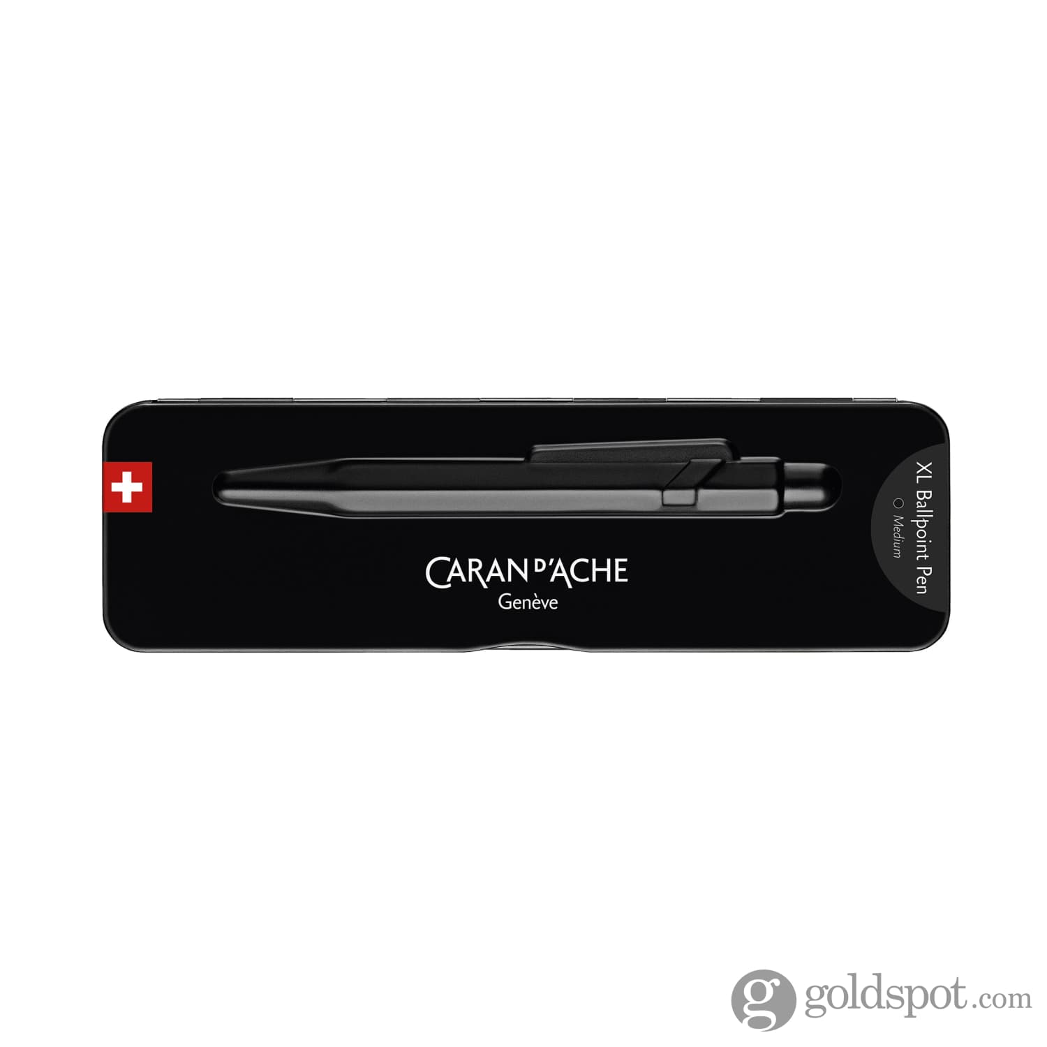 Premium Caran d'Ache 849 XL Collection Black Ballpoint Pen - Luxury Writing Instrument for Office, Business & Gift Giving